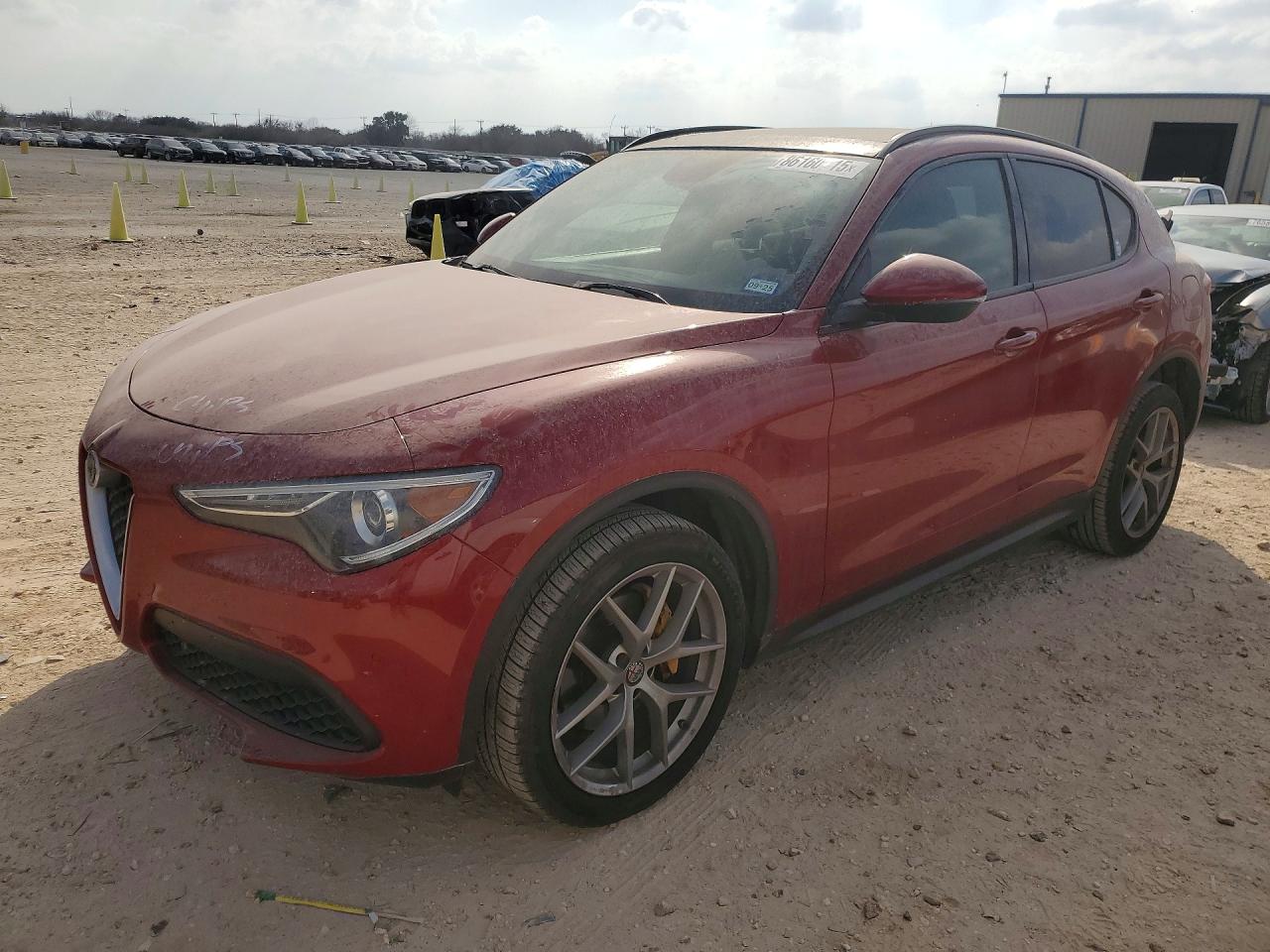 2018 Alfa Romeo Stelvio — Side — aukcja Copart tx - san antonio - 1