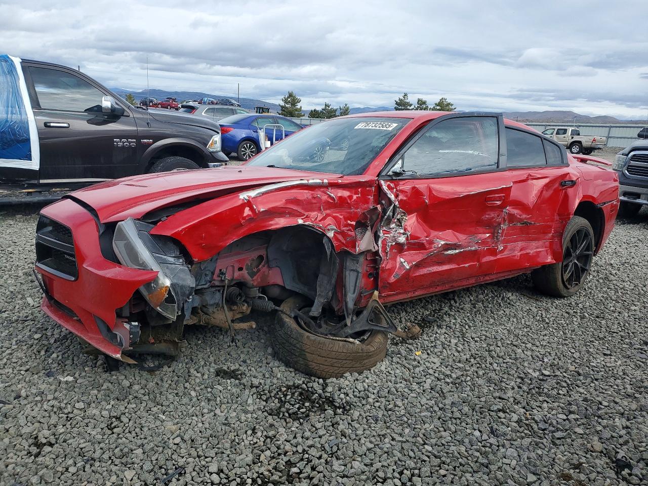 2012 Dodge Charger — Side — aukcja Copart nv - reno - 1