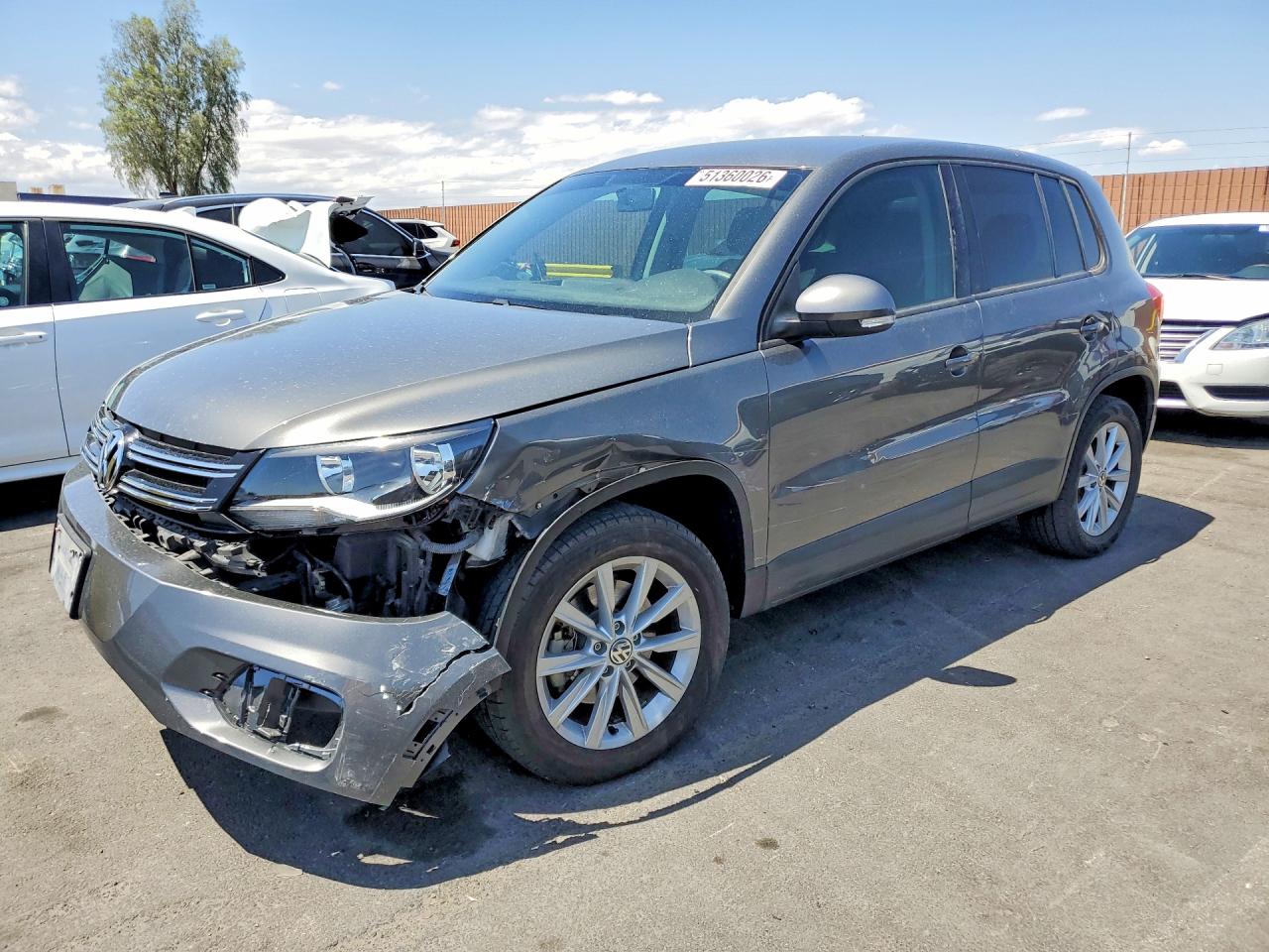 2017 Volkswagen Tiguan — Front End — aukcja Copart nv - las vegas west - 1