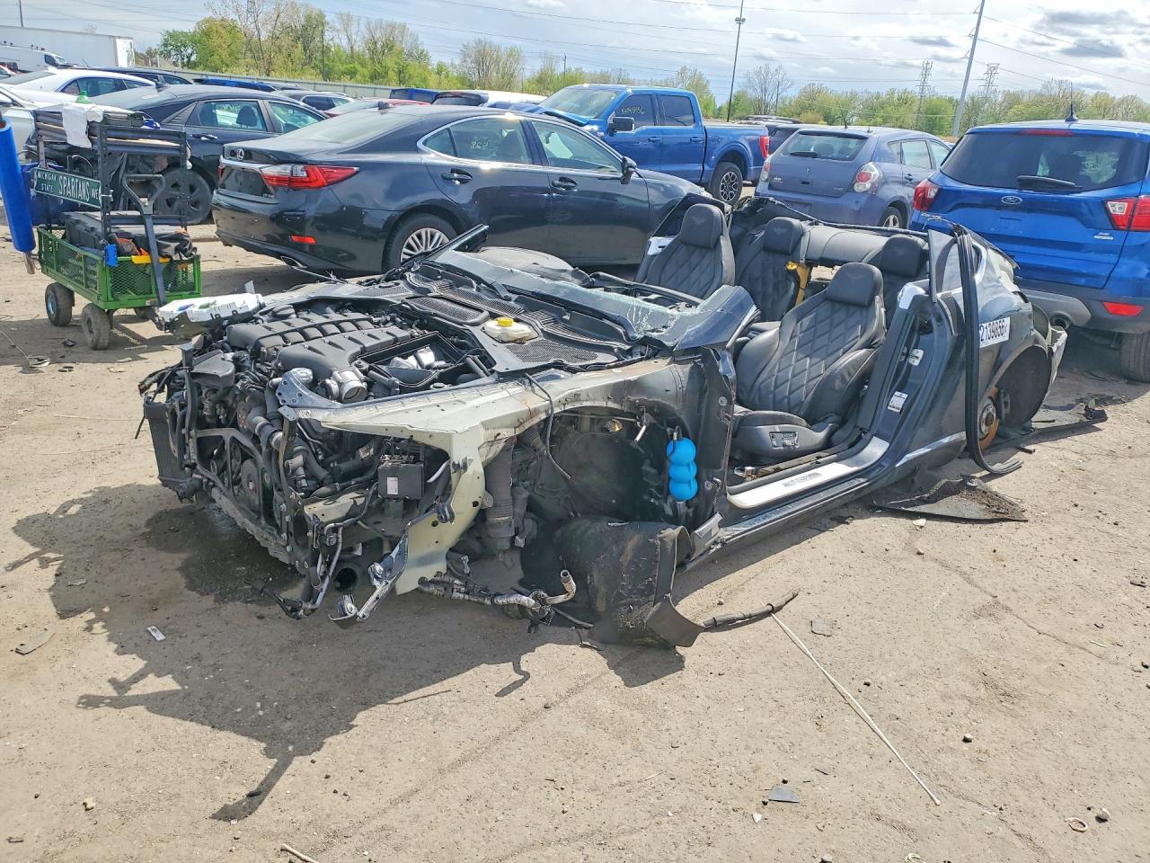 2013 Bentley Continental — Stripped — aukcja Copart mi - detroit - 1