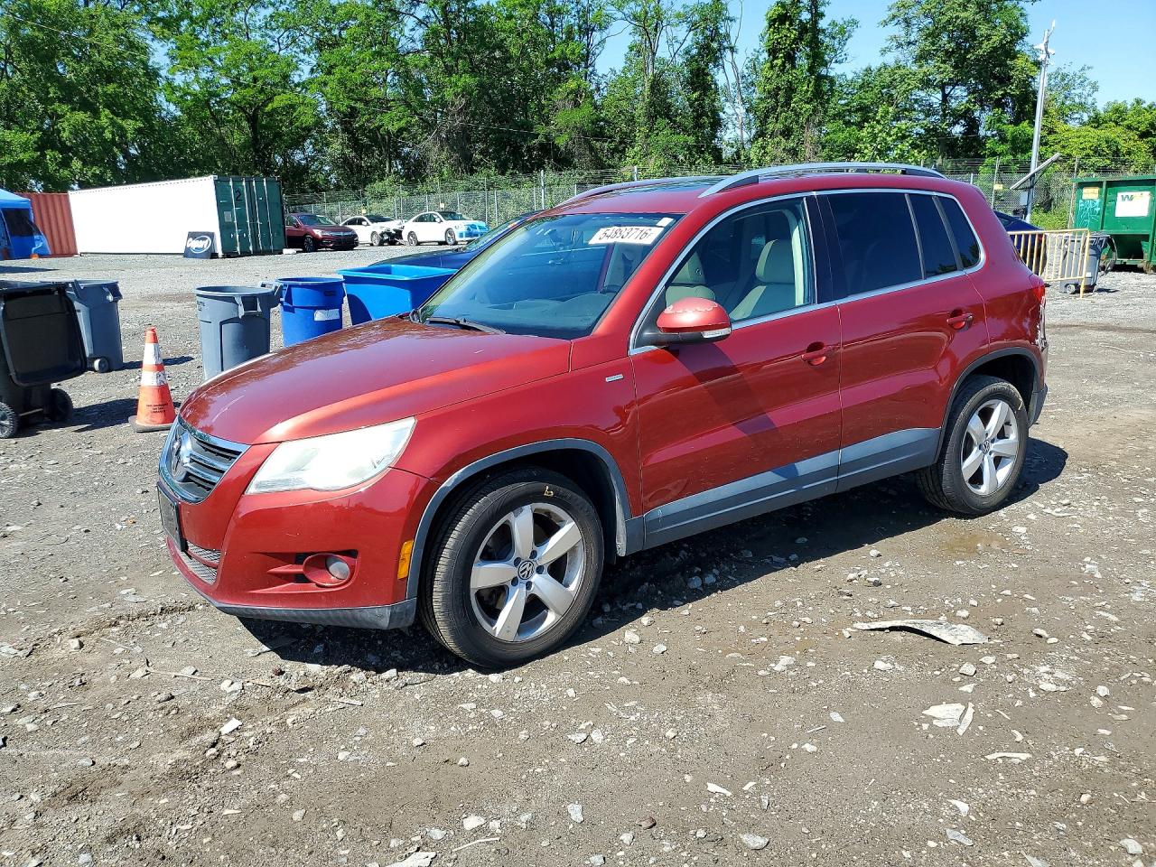 2010 Volkswagen Tiguan — Front End — aukcja Copart md - baltimore east - 1