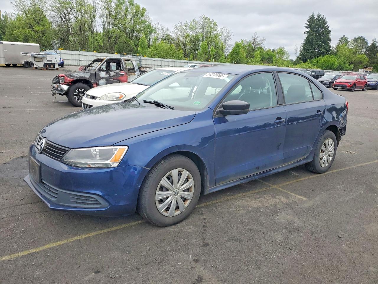 2011 Volkswagen Jetta — Side — aukcja Copart or - portland north - 1