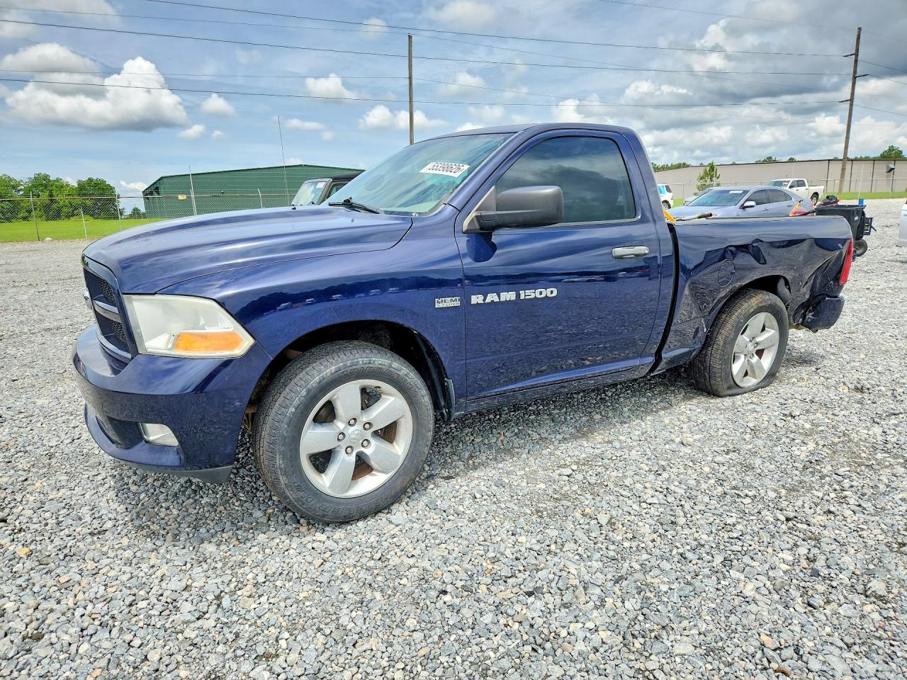 2012 Dodge RAM — Rear End — aukcja Copart ga - tifton - 1