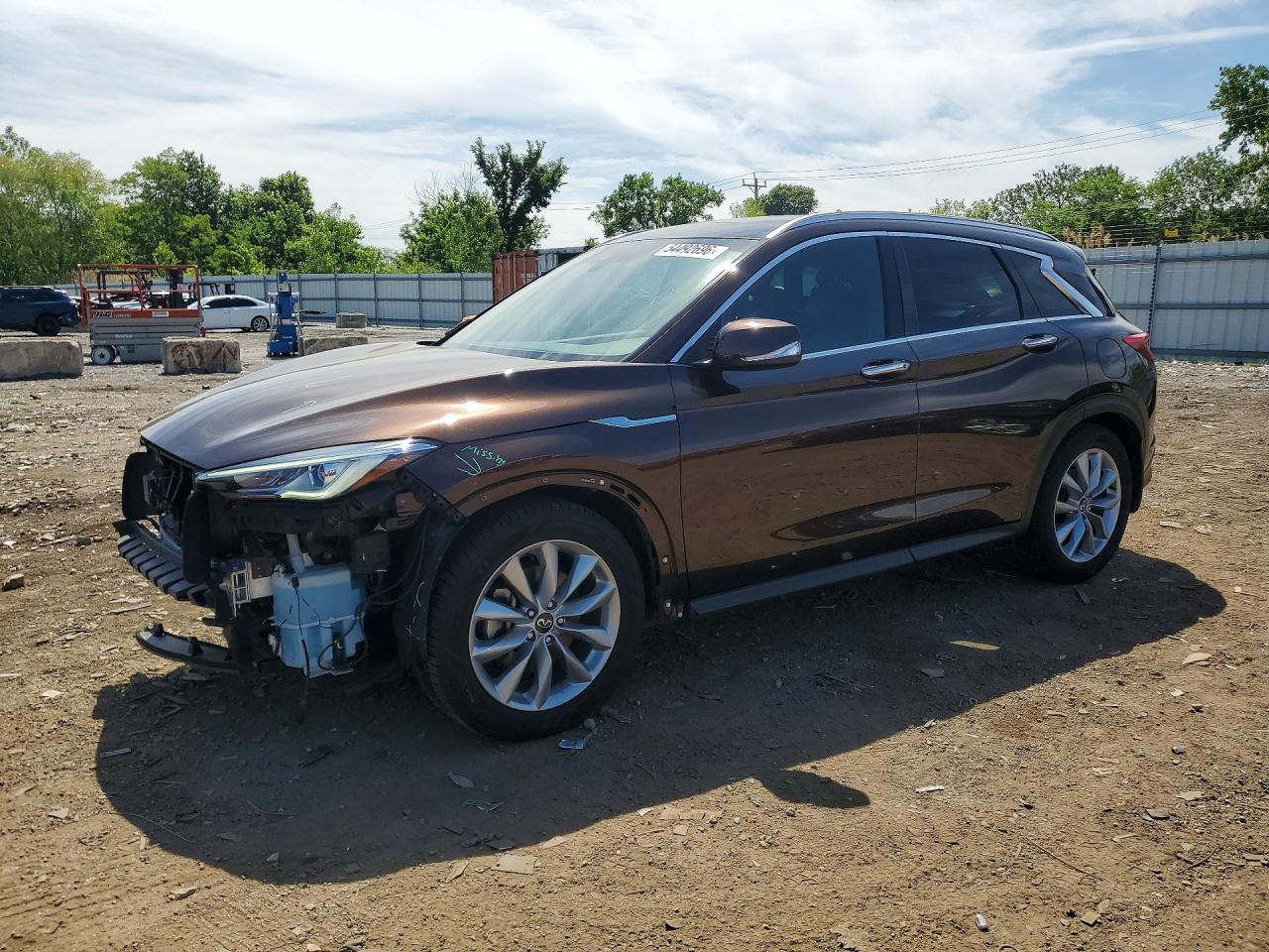 2020 Infiniti QX50 — Rear End — aukcja Copart il - chicago south - 1