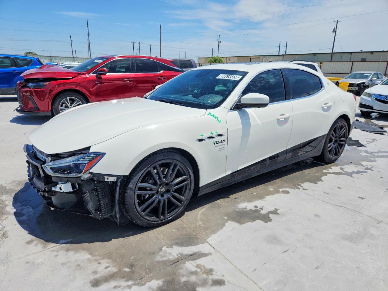 2022 Maserati Ghibli — Front End — aukcja Copart tx - ft. worth - 1