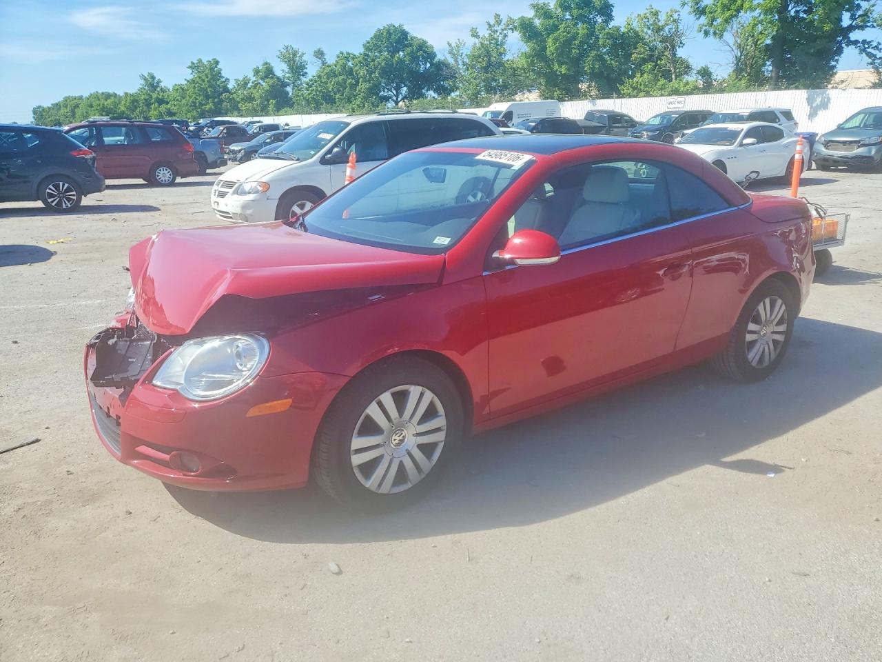 2008 Volkswagen Eos — Front End — auction Copart mo - st. louis - 1