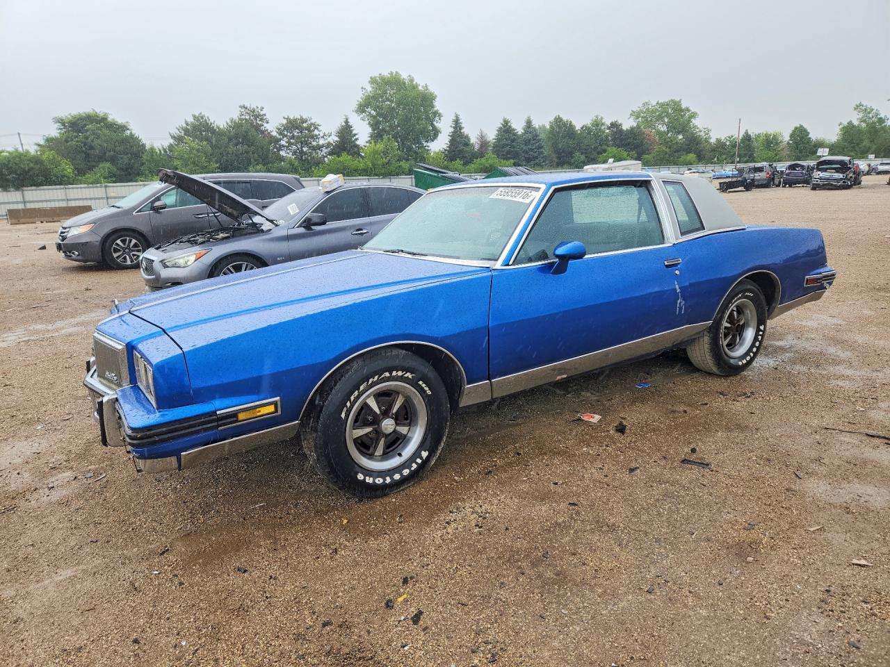 1984 Pontiac Grand Prix — Burn — aukcja Copart il - chicago north - 1