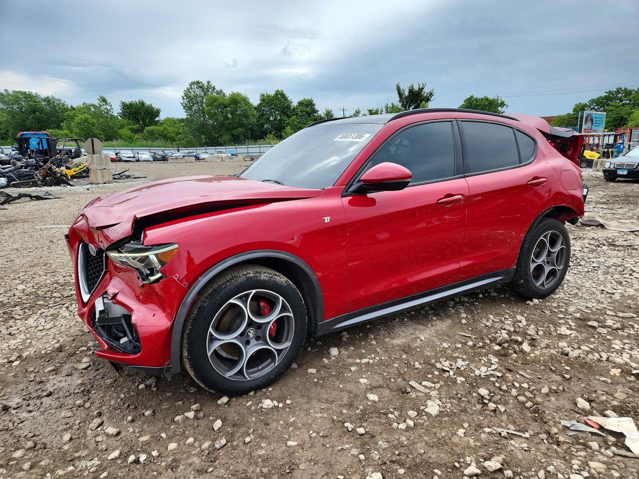 2022 Alfa Romeo Stelvio — Rear End — aukcja Copart in - dyer - 1