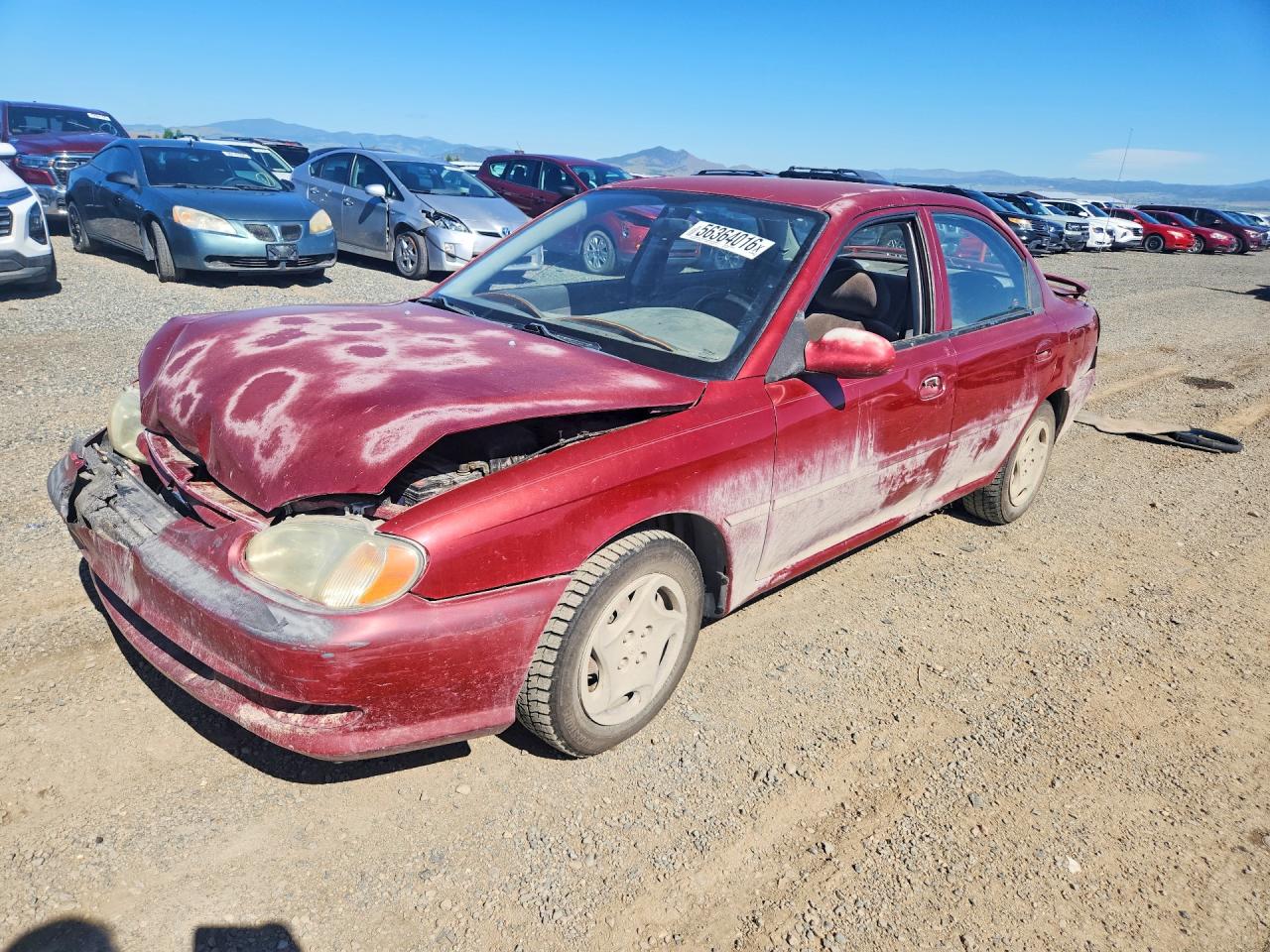 2000 Kia Sephia — Rear End — aukcja Copart mt - helena - 1