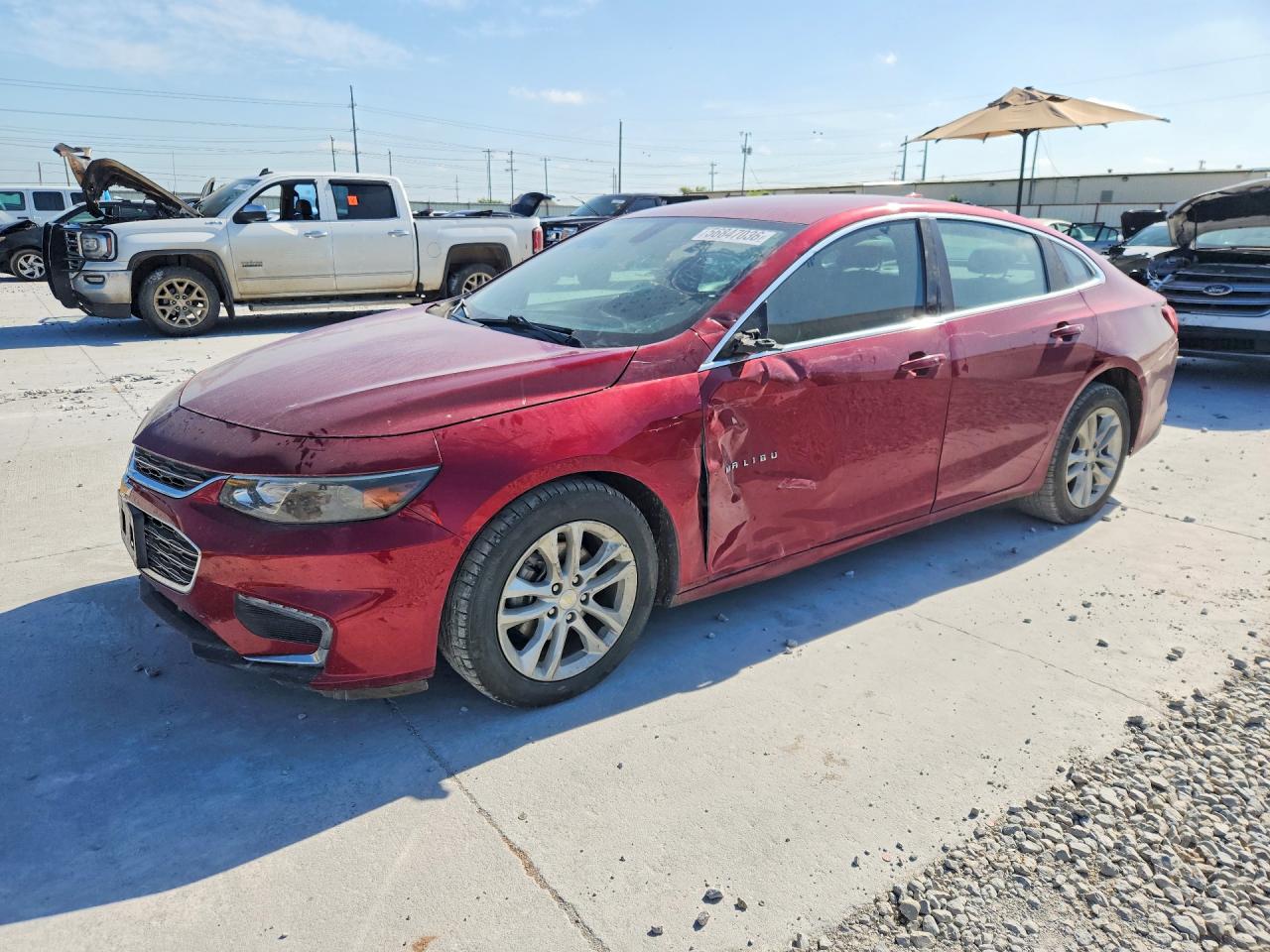 2018 Chevrolet Malibu — Side — aukcja Copart tx - ft. worth - 1