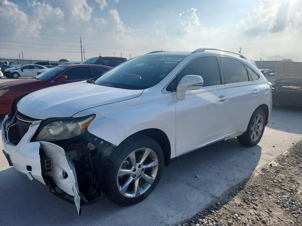 2011 Lexus RX — Front End — aukcja Copart tx - ft. worth - 1
