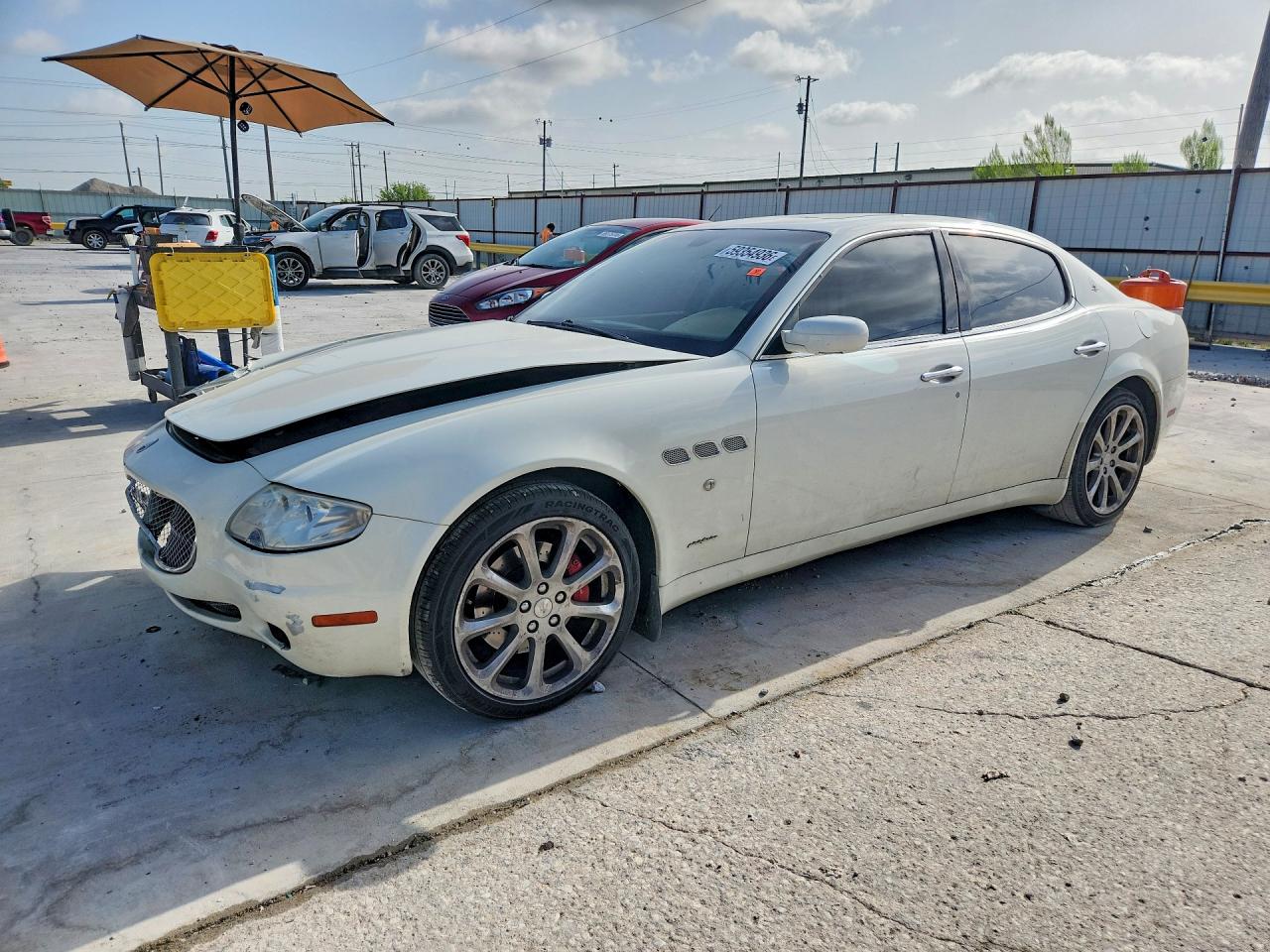 2007 Maserati Quattroporte — Front End — aukcja Copart tx - ft. worth - 1