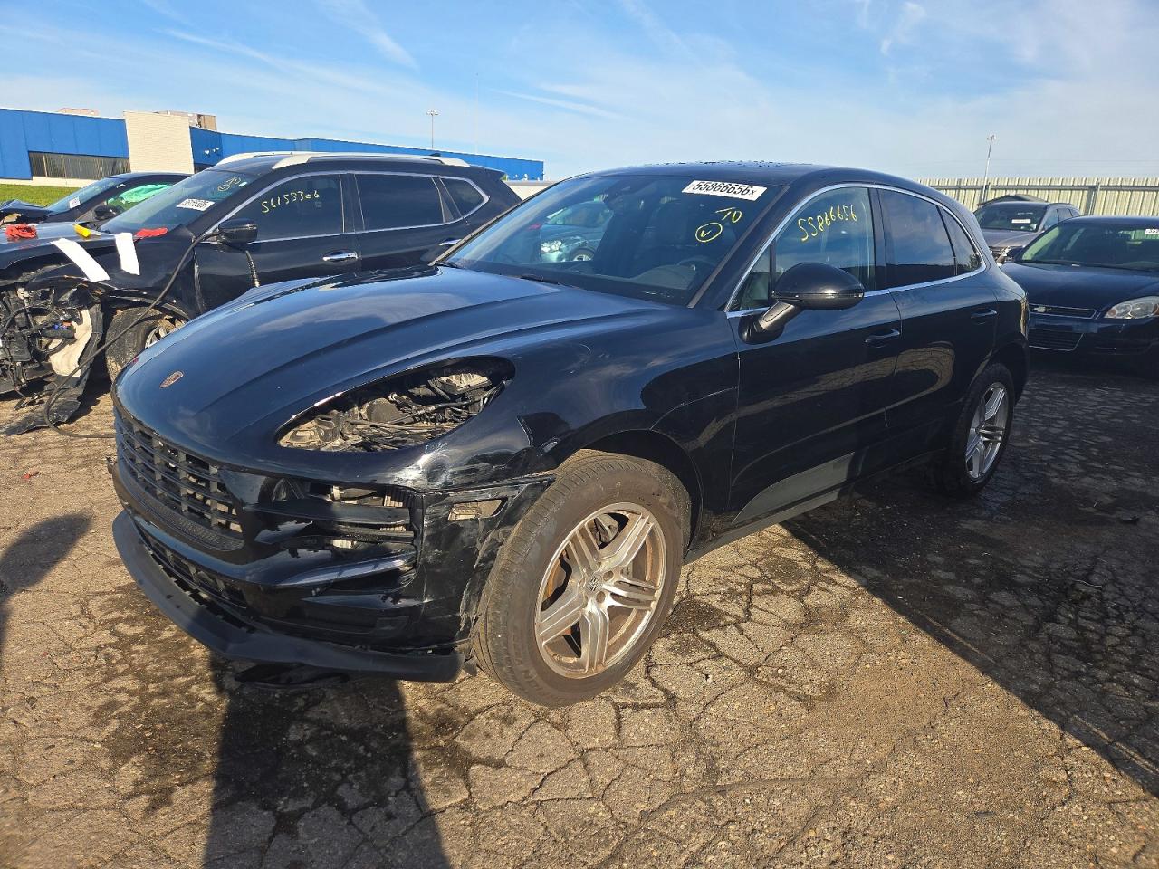 2020 Porsche Macan — Front End — aukcja Copart mi - detroit - 1