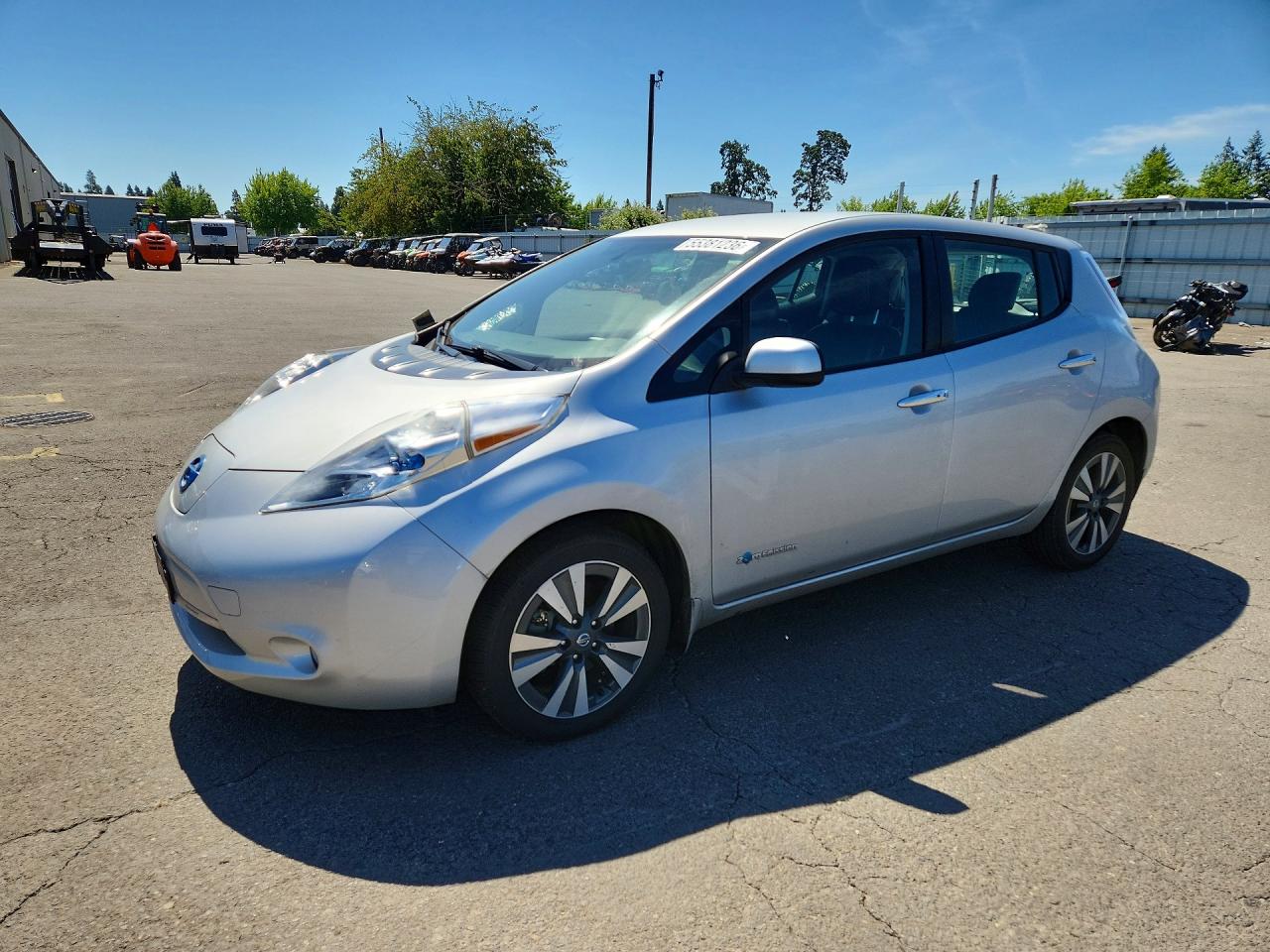 2017 Nissan Leaf — Front End — aukcja Copart or - portland south - 1