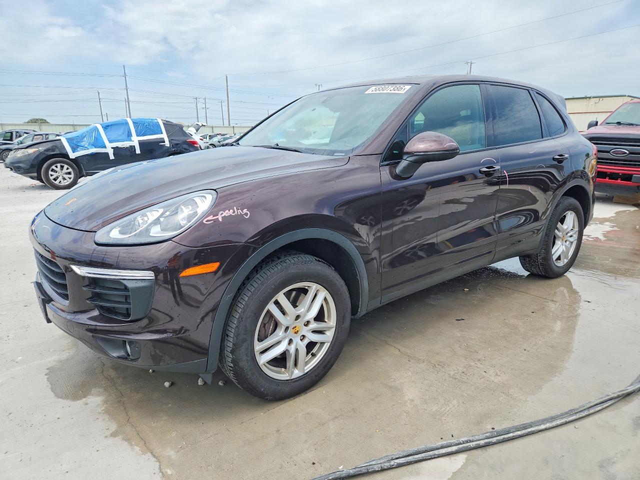 2016 Porsche Cayenne — Side — aukcja Copart tx - ft. worth - 1