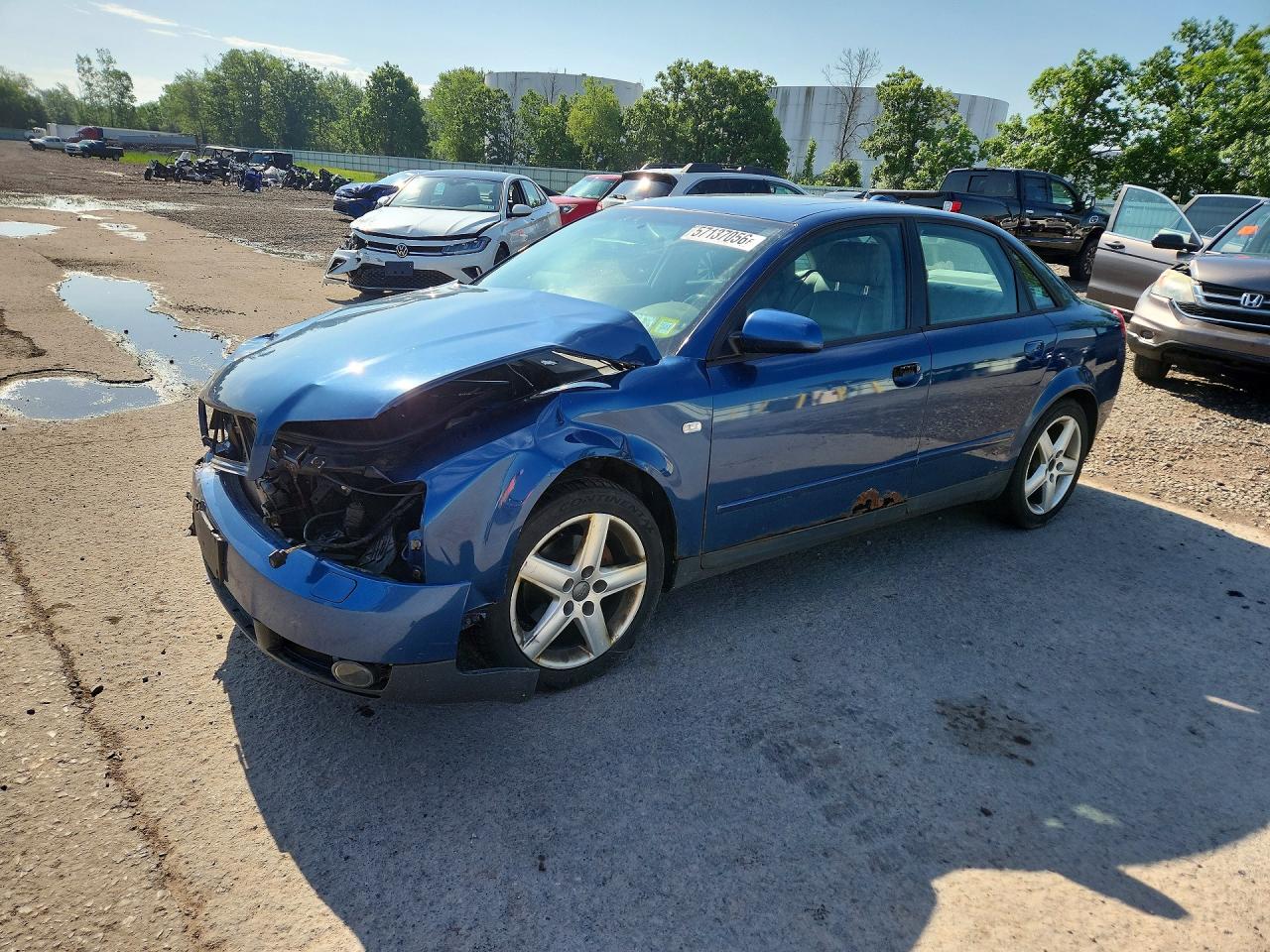 2004 Audi A4 — Front End — aukcja Copart ny - syracuse - 1