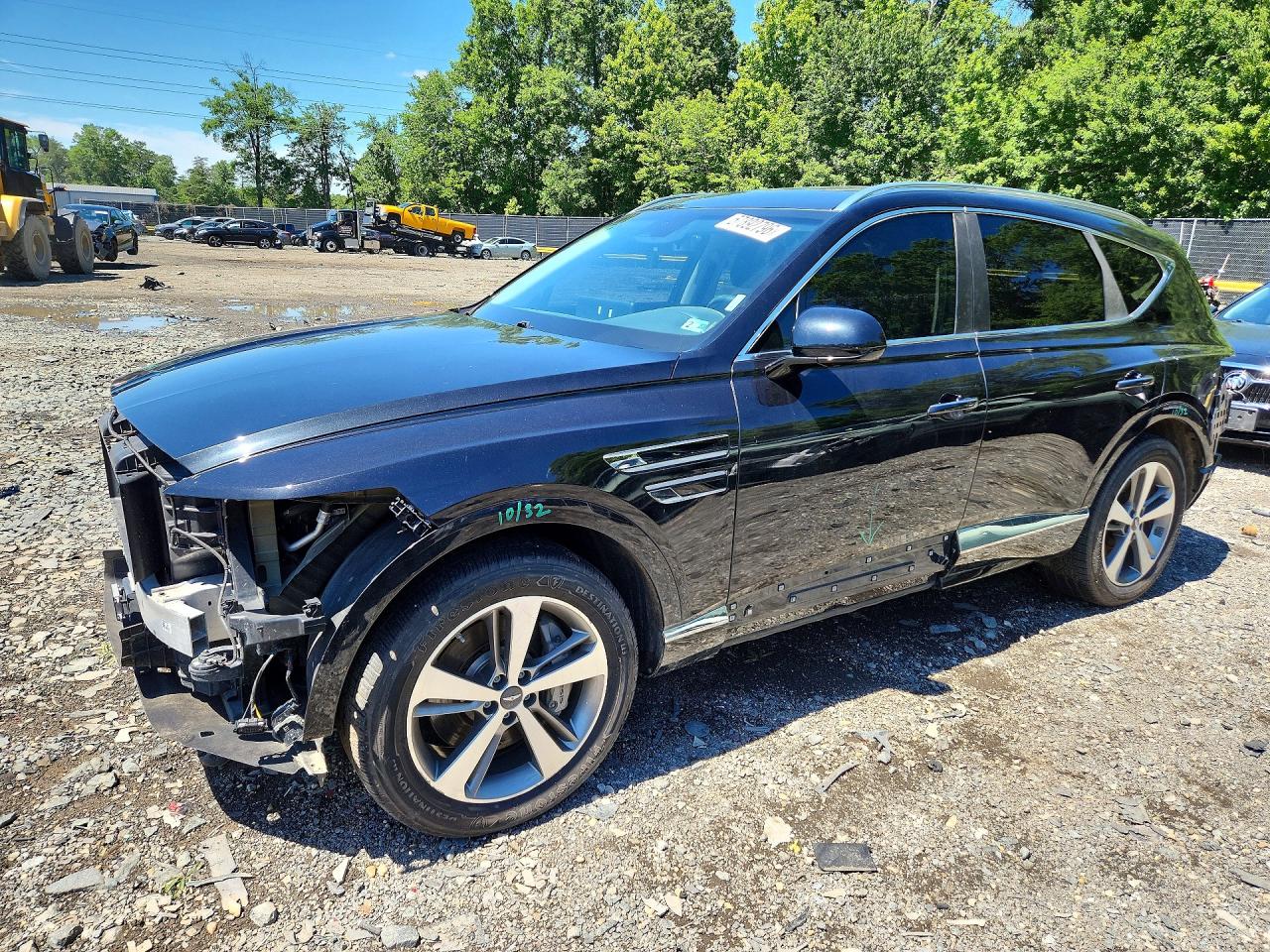 2021 Genesis GV80 — Side — aukcja Copart dc - washington dc - 1