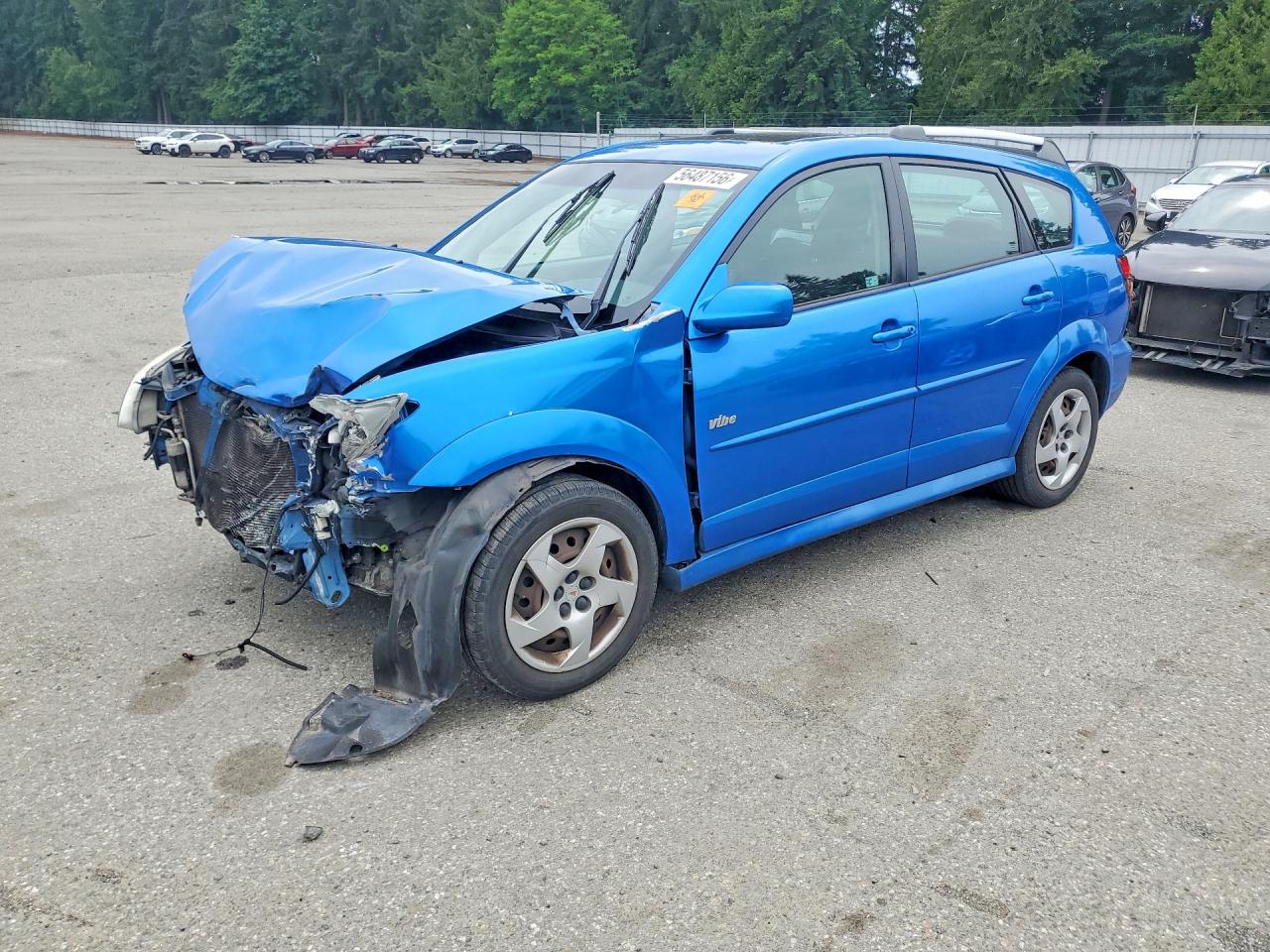 2007 Pontiac Vibe — Front End — auction Copart arlington sublot, 19521 47th avenue northeast, arlington wa 98223 - 1