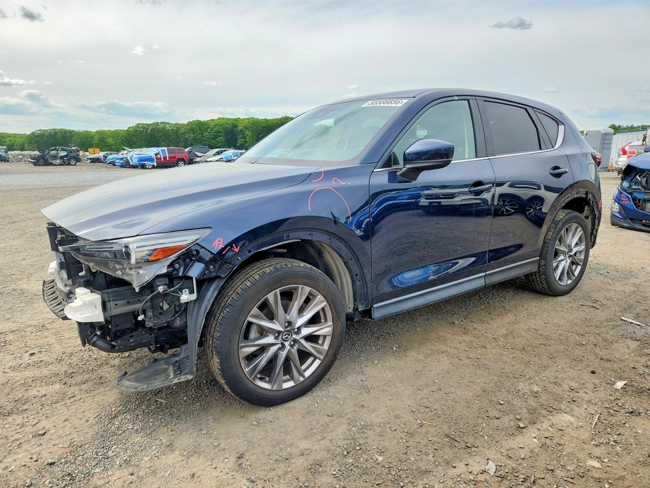 2021 Mazda CX-5 — Front End — auction Copart ma - freetown - 1