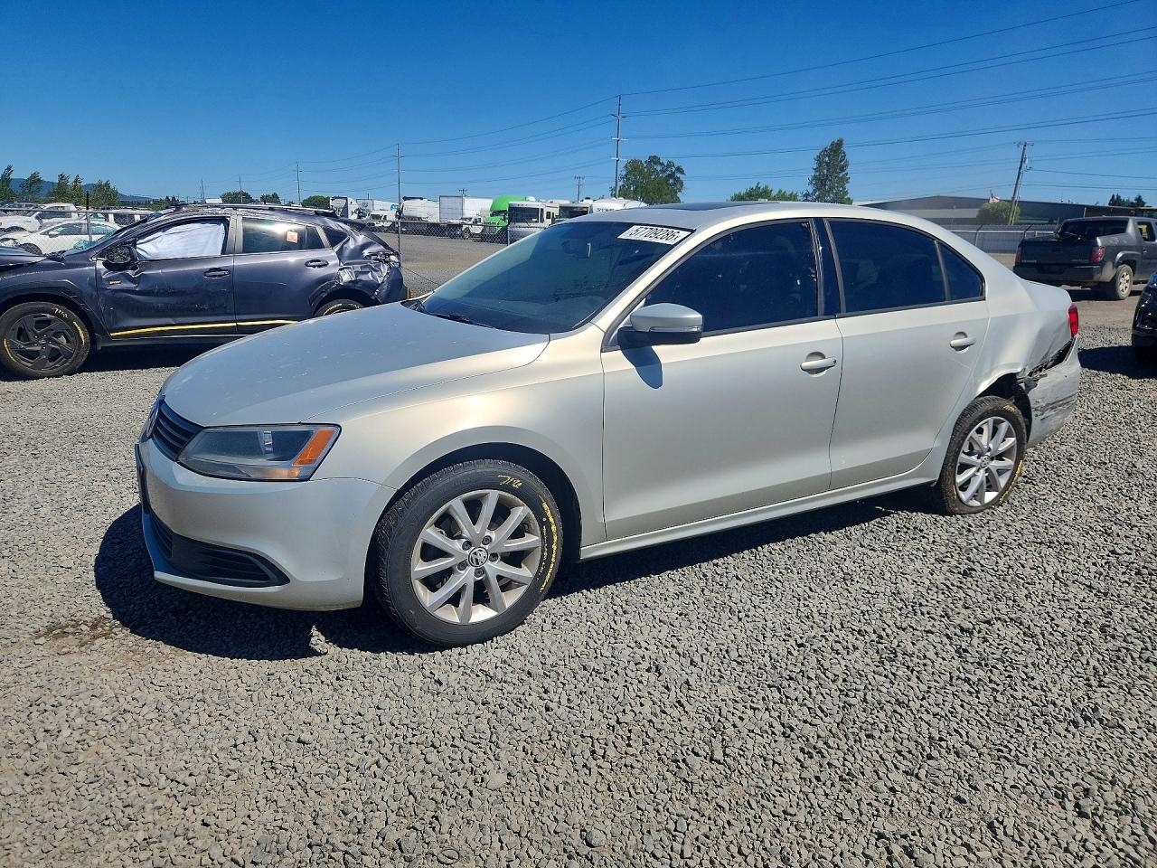 2011 Volkswagen Jetta — Rear End — aukcja Copart or - eugene - 1