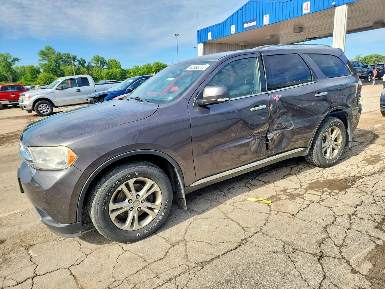 2013 Dodge Durango — Side — aukcja Copart in - fort wayne - 1