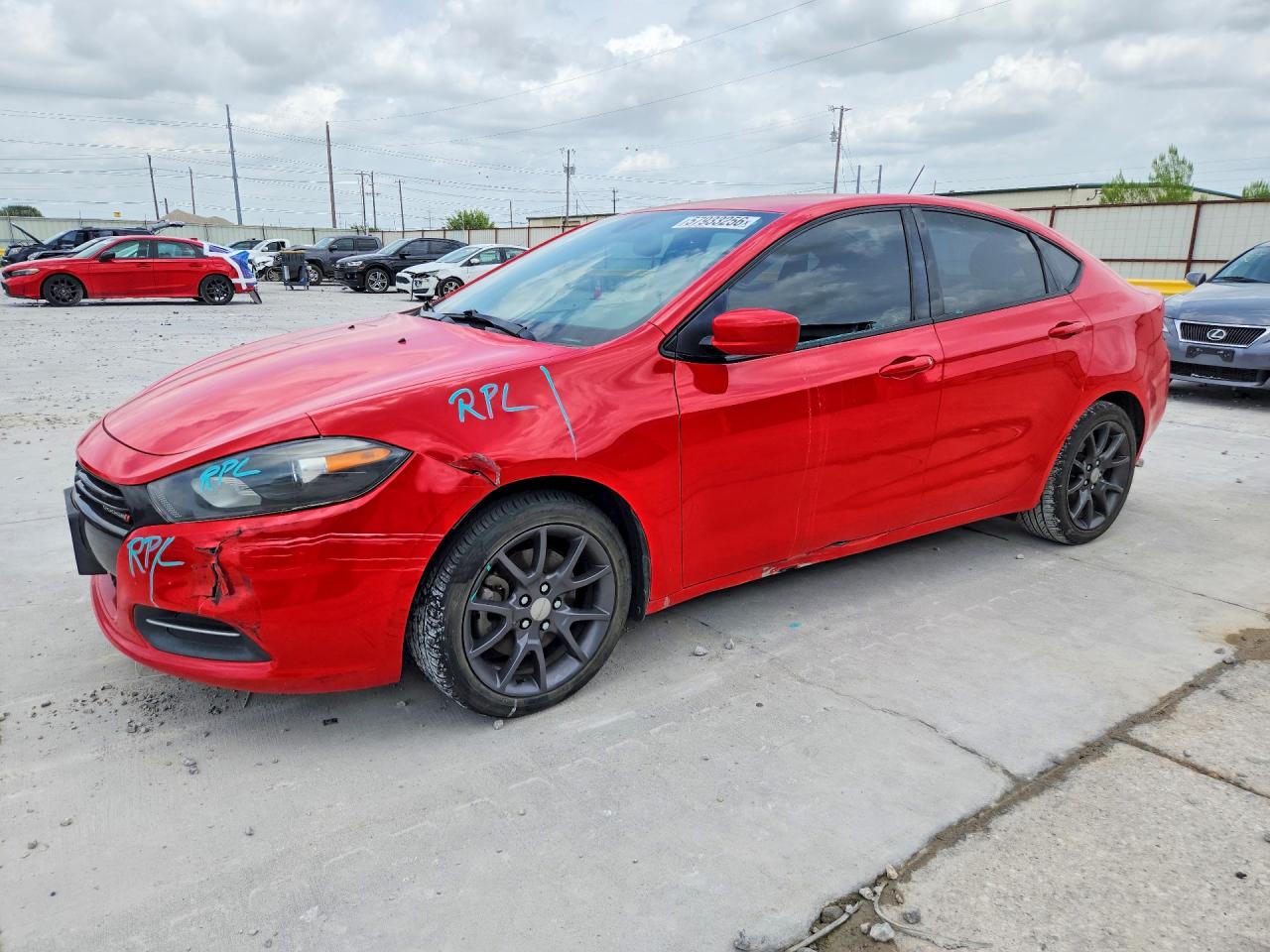 2016 Dodge Dart — Front End — aukcja Copart tx - ft. worth - 1