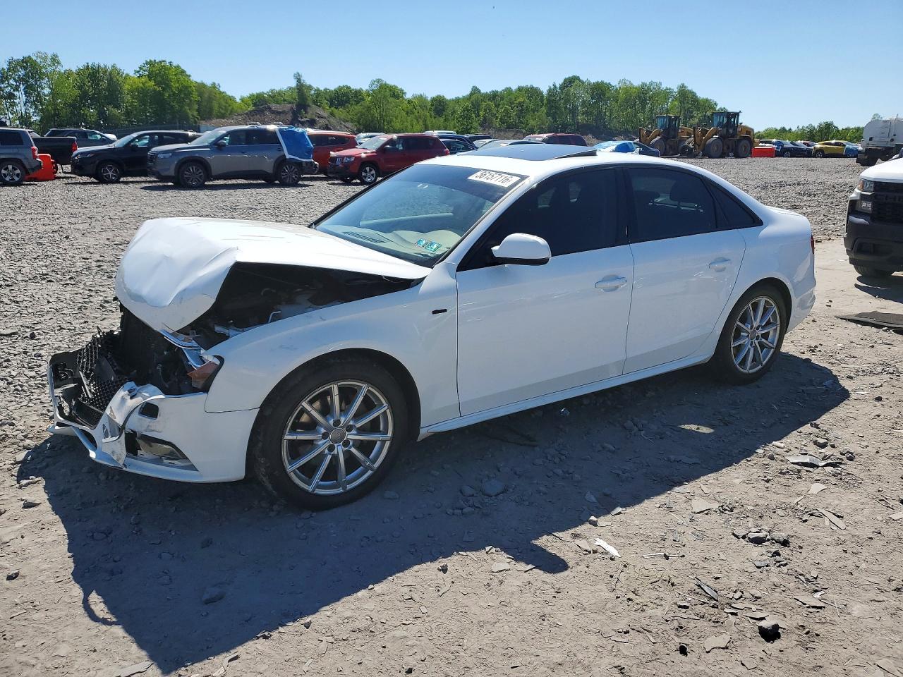 2016 Audi A4 — Front End — aukcja Copart pa - scranton - 1