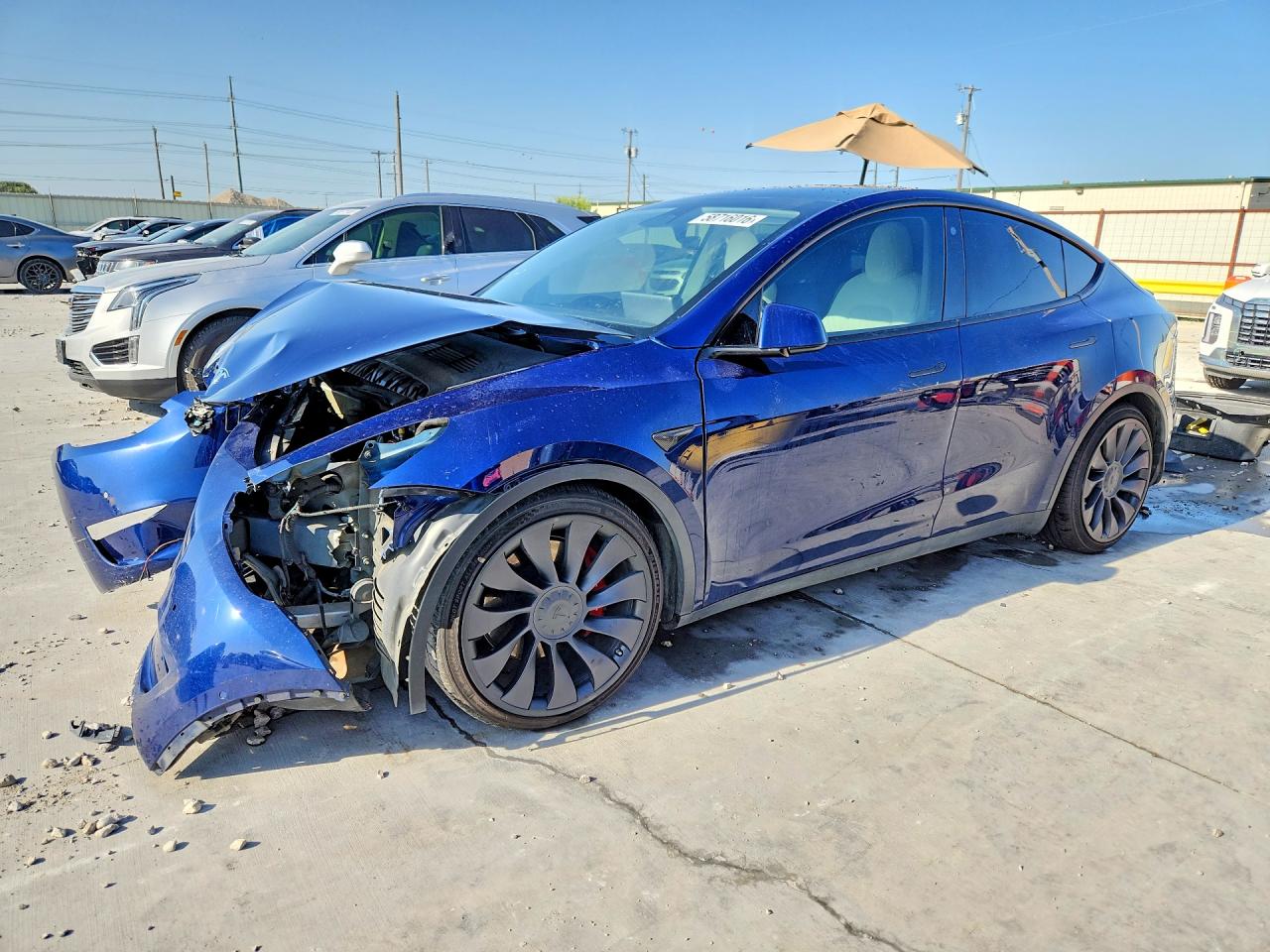 2022 Tesla Model Y — Front End — aukcja Copart tx - ft. worth - 1