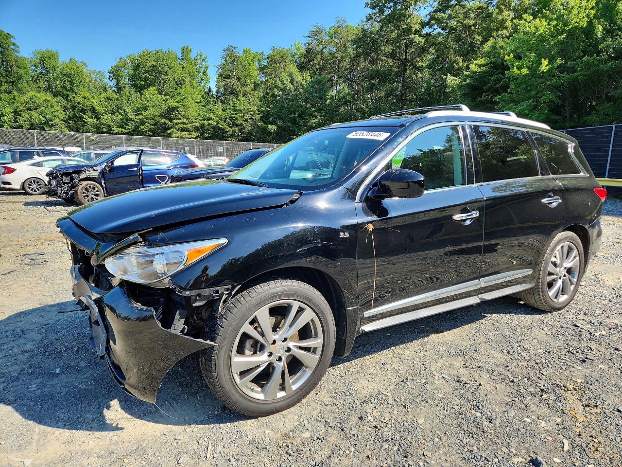 2014 Infiniti QX60 — Front End — aukcja Copart dc - washington dc - 1