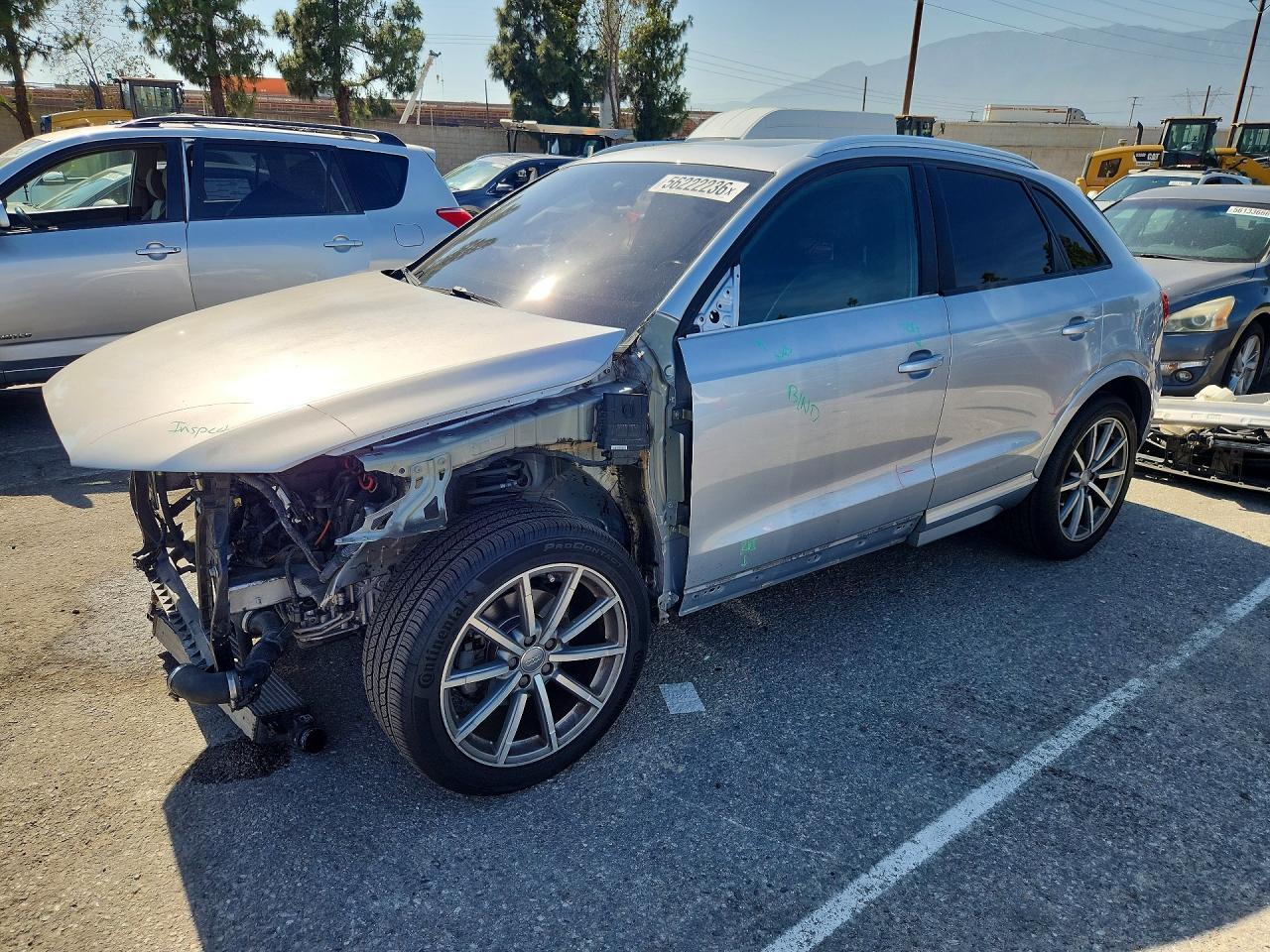 2018 Audi Q3 — Front End — aukcja Copart ca - rancho cucamonga - 1