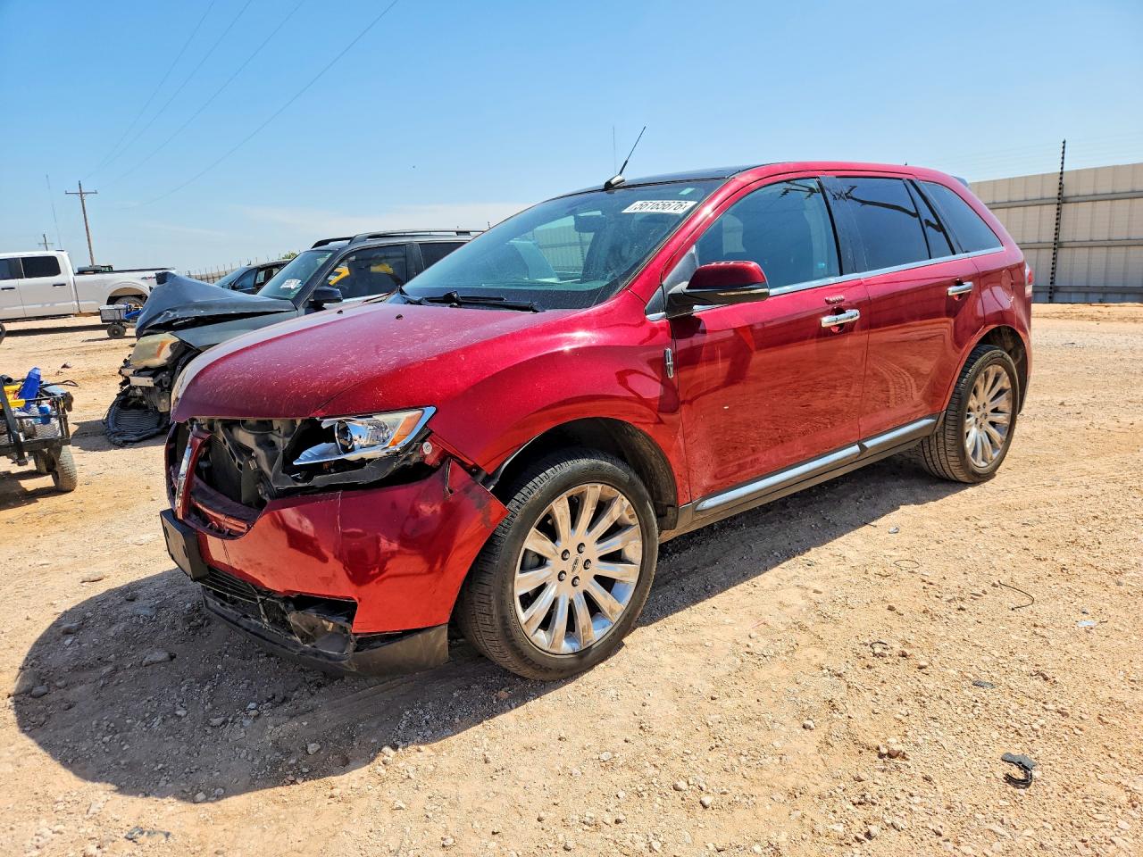 2013 Lincoln MKX — Front End — aukcja Copart tx - andrews - 1
