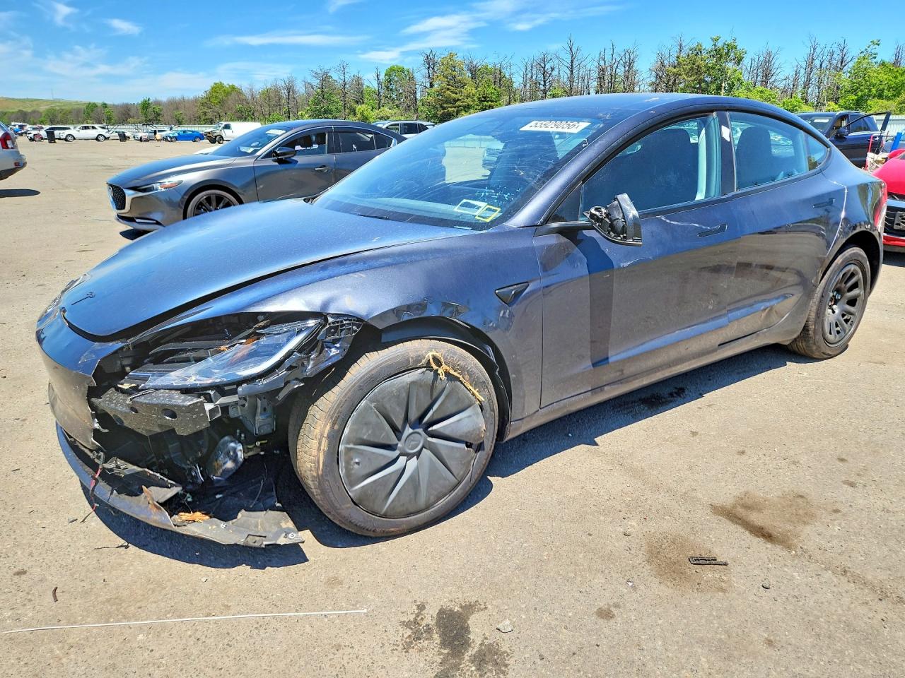 2025 Tesla Model 3 — Front End — aukcja Copart ny - long island - 1