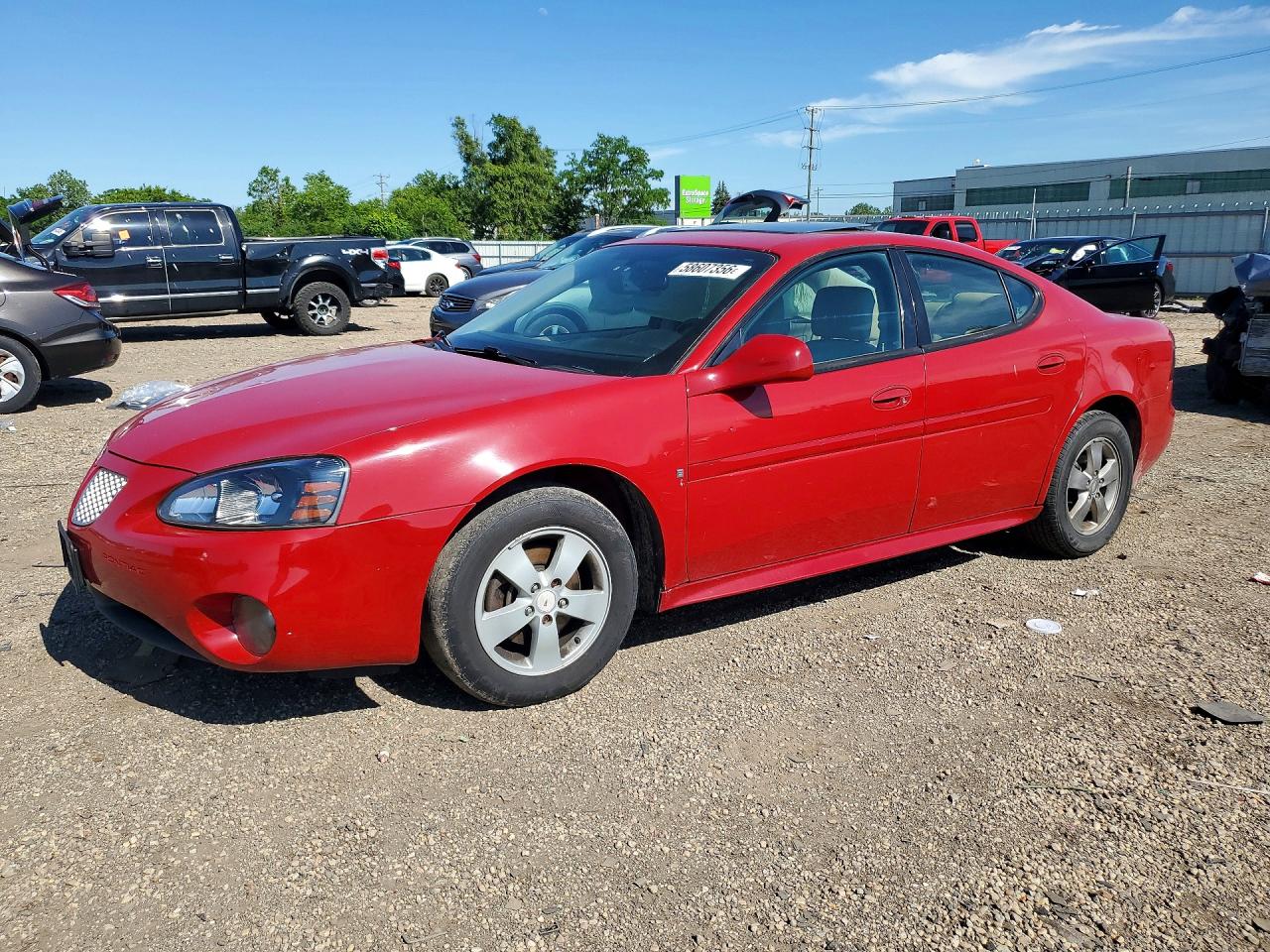 2008 Pontiac Grand Prix — Side — aukcja Copart il - chicago south - 1
