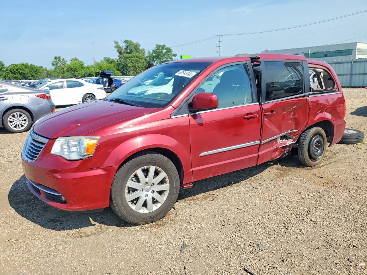 2015 Chrysler Voyager — Side — aukcja Copart il - chicago south - 1