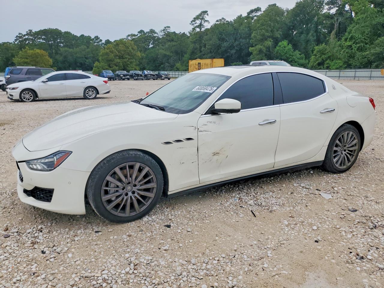 2019 Maserati Ghibli — Side — aukcja Copart tx - houston - 1