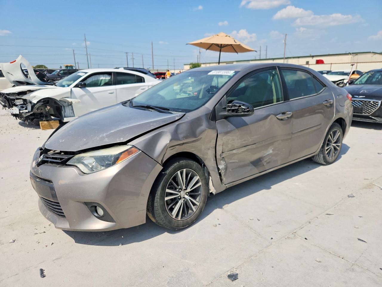 2016 Toyota Corolla — Front End — aukcja Copart tx - ft. worth - 1
