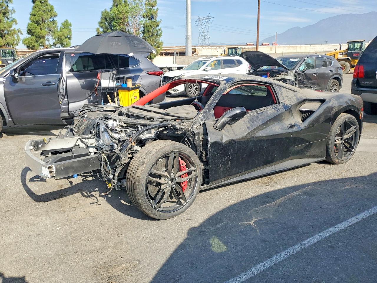 2018 Ferrari 488 — Front End — aukcja Copart ca - rancho cucamonga - 1