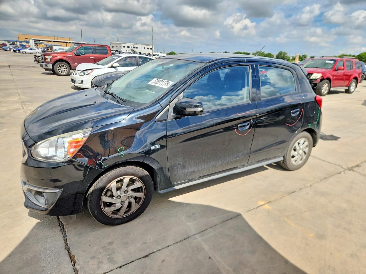 2018 Mitsubishi Mirage — Front End — aukcja Copart tx - dallas - 1