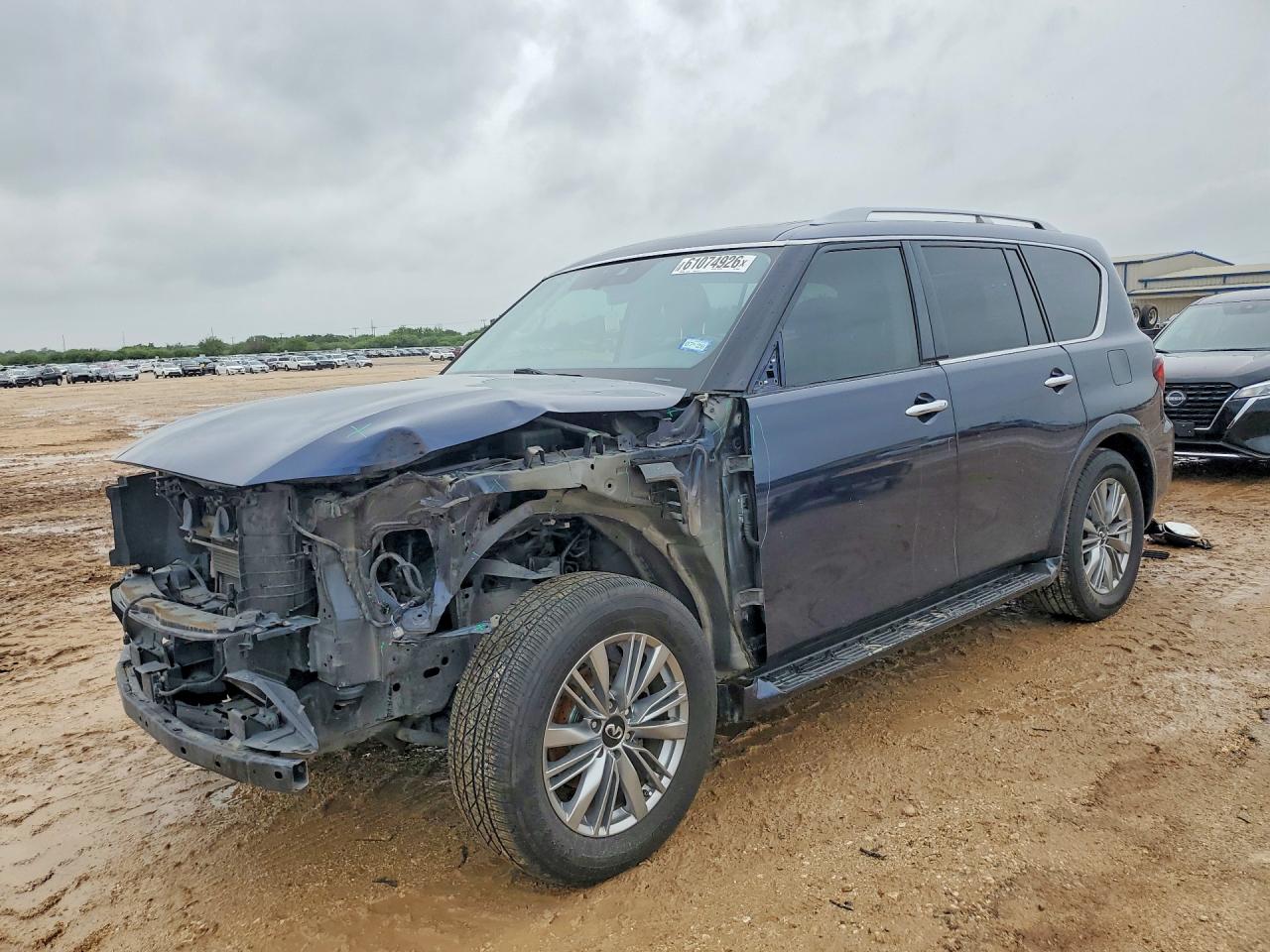 2020 Infiniti QX80 — Front End — aukcja Copart tx - san antonio - 1
