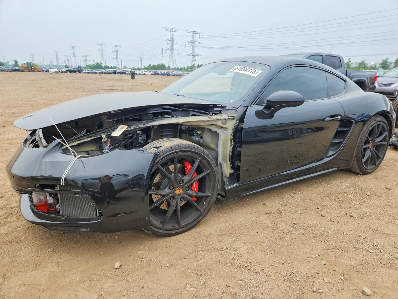 2019 Porsche Cayman — Front End — aukcja Copart il - chicago north - 1