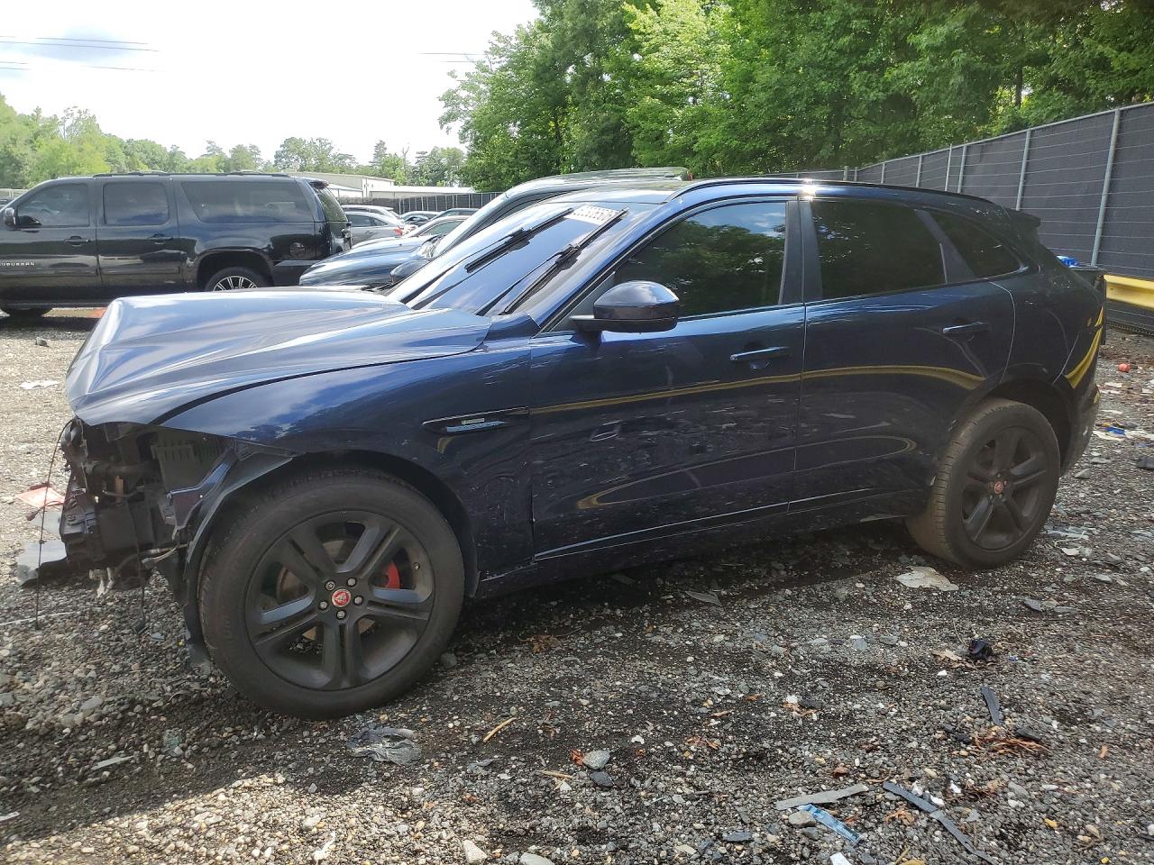 2018 Jaguar F-Pace — Front End — aukcja Copart dc - washington dc - 1
