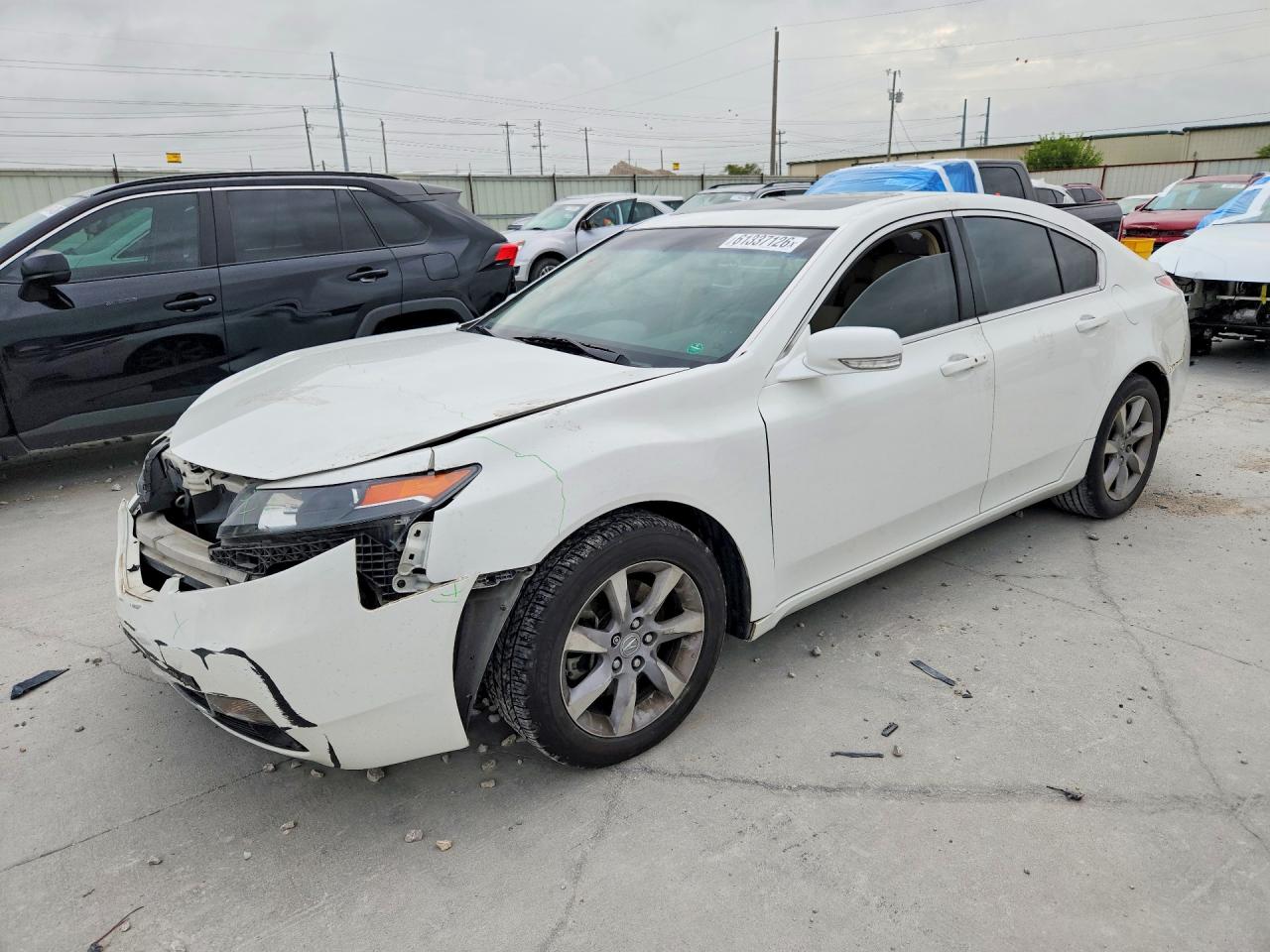 2012 Acura TL — Front End — aukcja Copart tx - ft. worth - 1