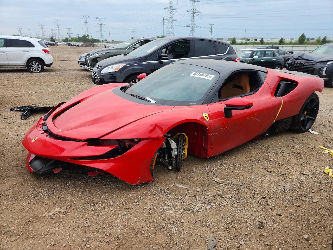 2021 Ferrari — Front End — aukcja Copart il - chicago north - 1