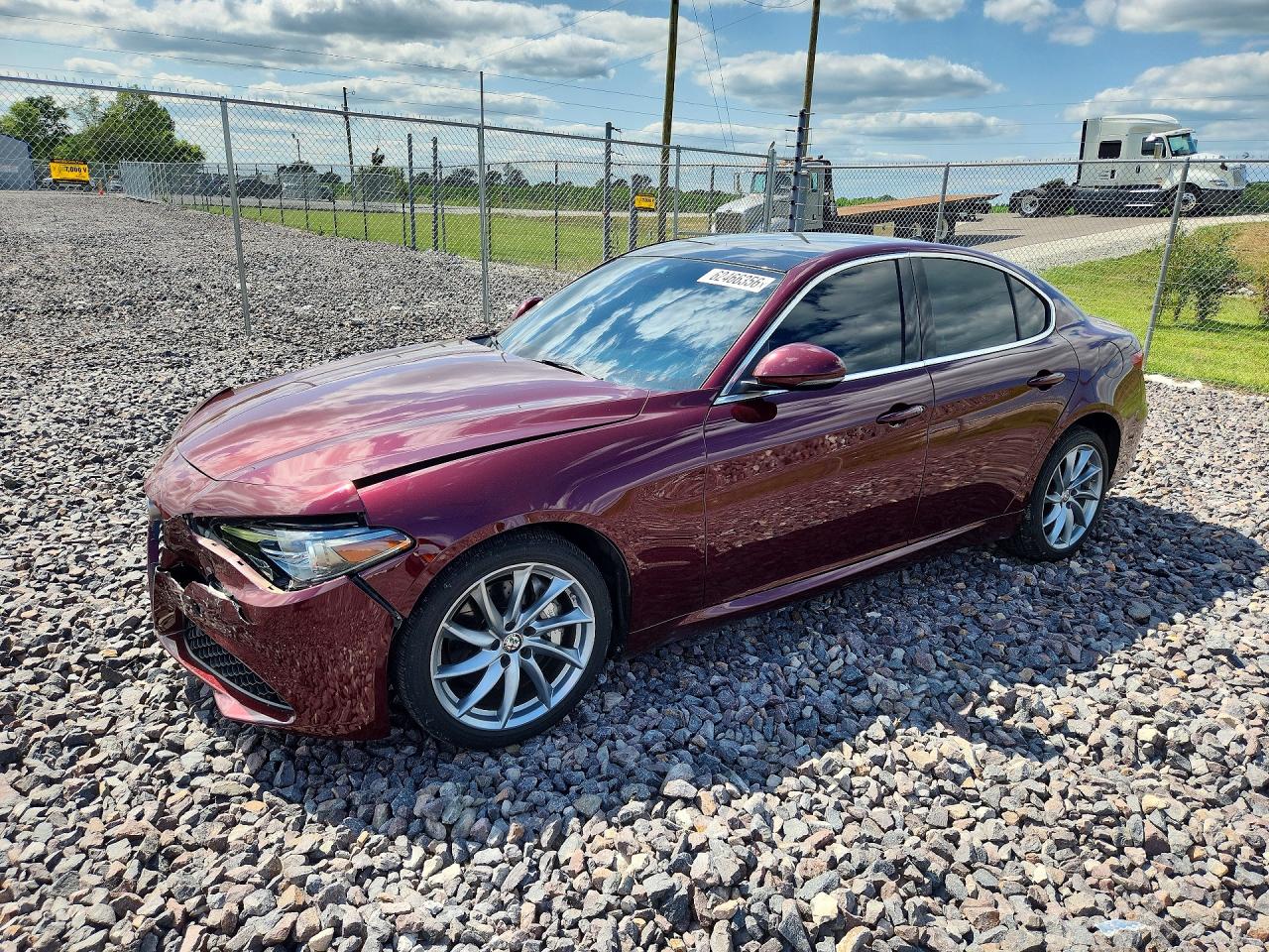 2017 Alfa Romeo Giulia — Front End — aukcja Copart in - cicero - 1