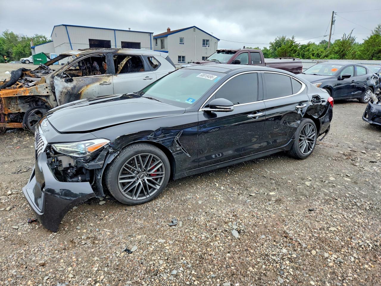 2019 Genesis G70 — Front End — aukcja Copart jobstown sublot, 304 nj route 68, jobstown nj 08041 - 1