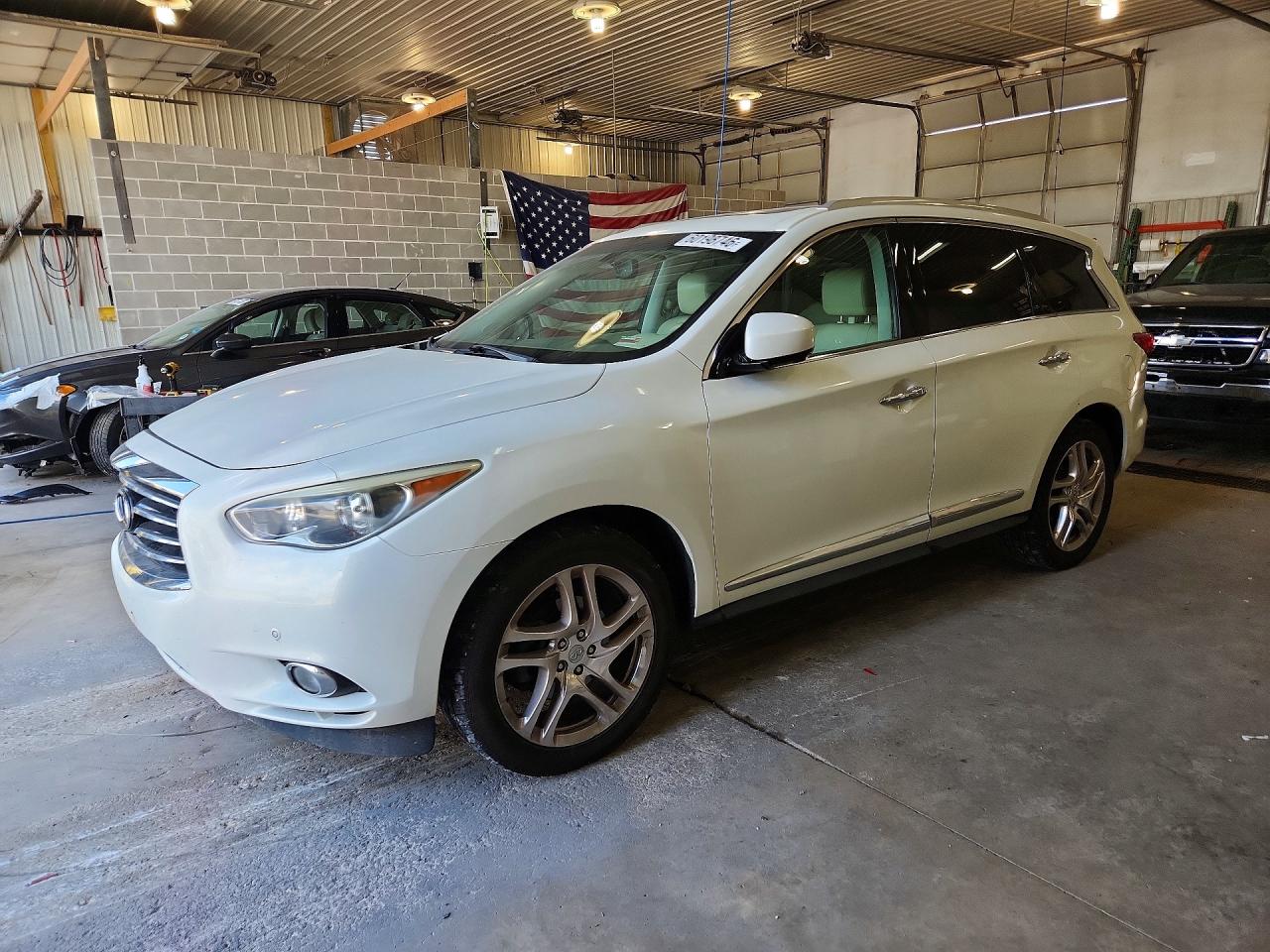 2013 Infiniti JX — Front End — aukcja Copart mo - columbia - 1