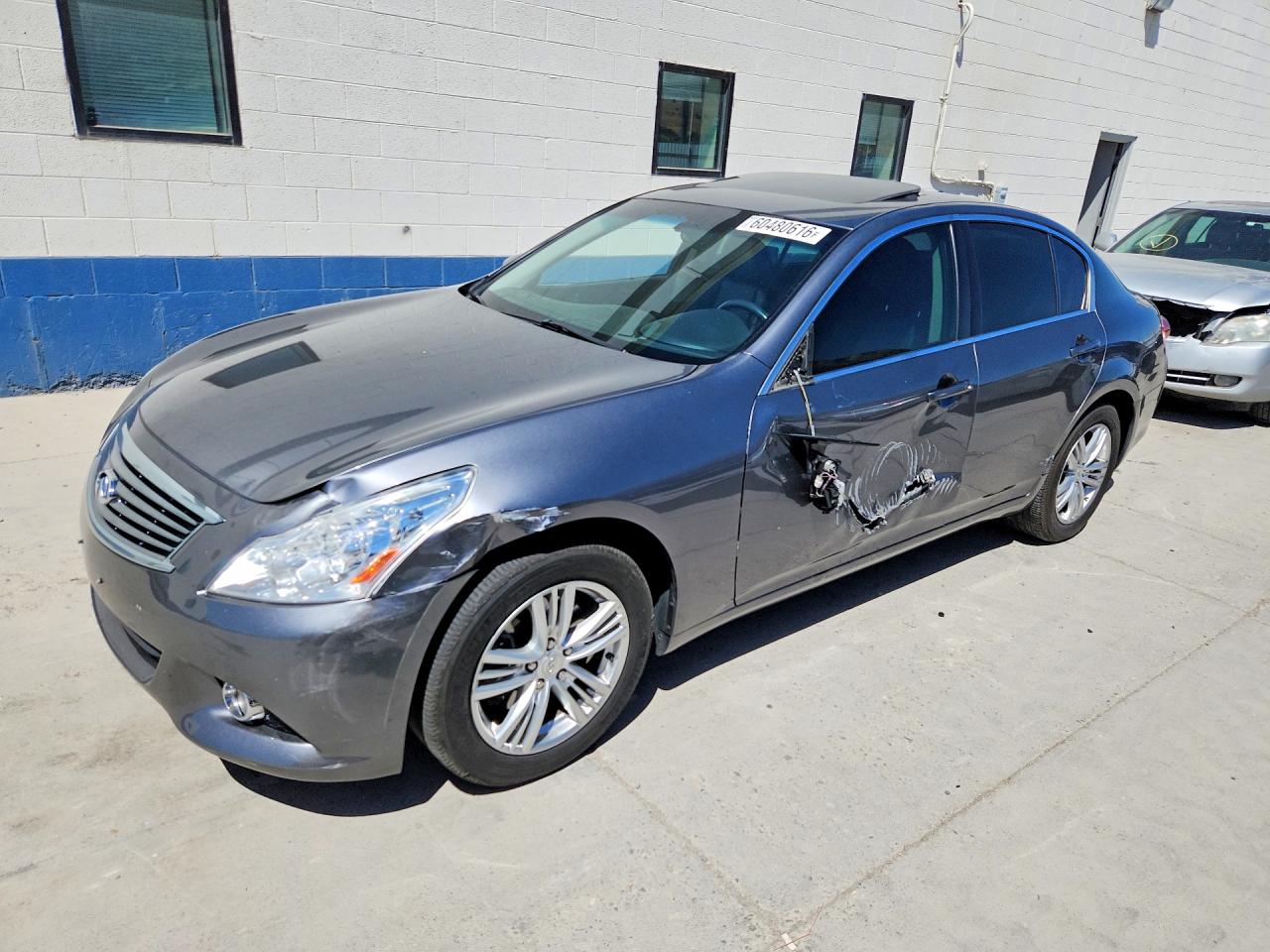 2012 Infiniti G — Side — aukcja Copart ut - ogden - 1