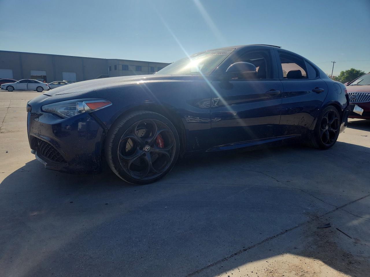 2017 Alfa Romeo Giulia — Front End — aukcja Copart tx - dallas south - 1