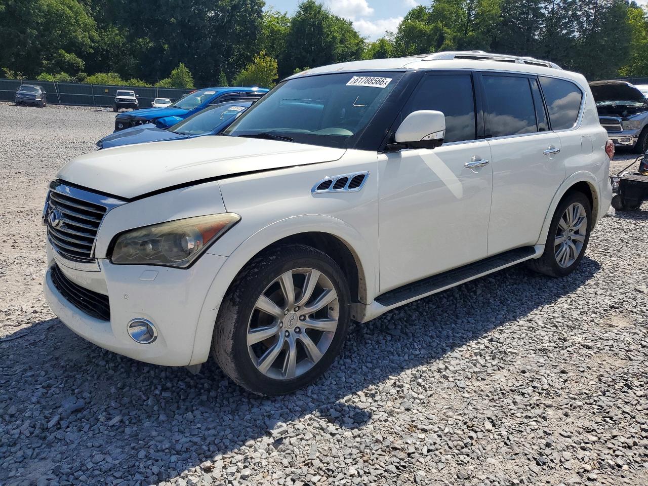 2012 Infiniti QX56 — Front End — aukcja Copart tn - knoxville - 1