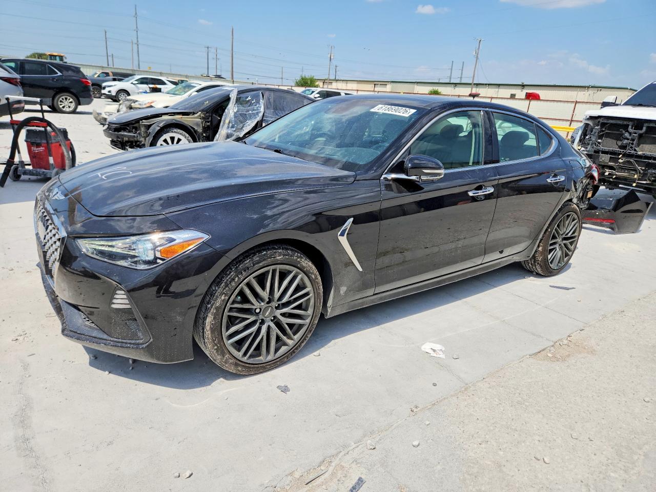 2019 Genesis G70 — Rear End — aukcja Copart tx - ft. worth - 1
